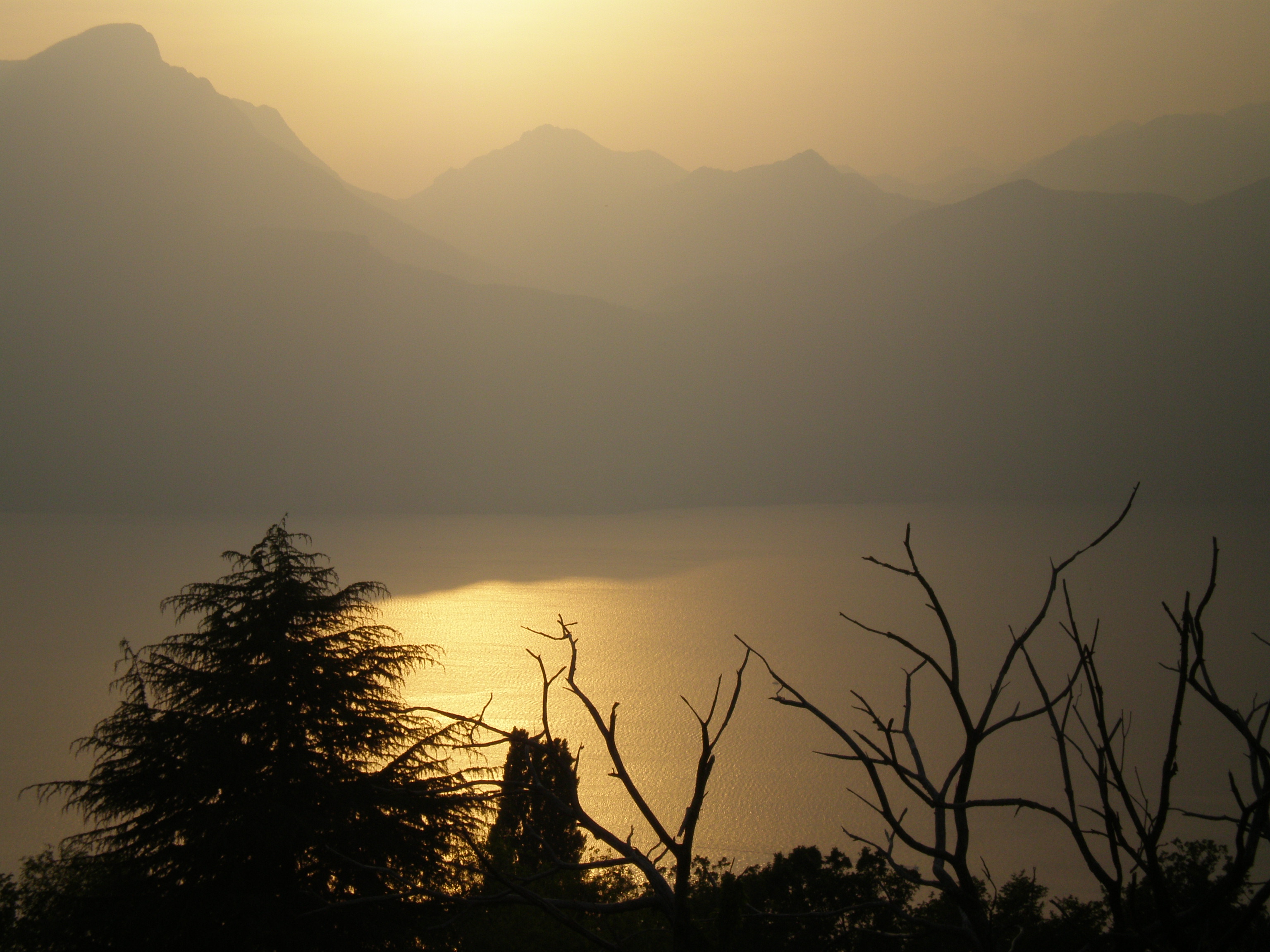 Sunset at the Garda Lake