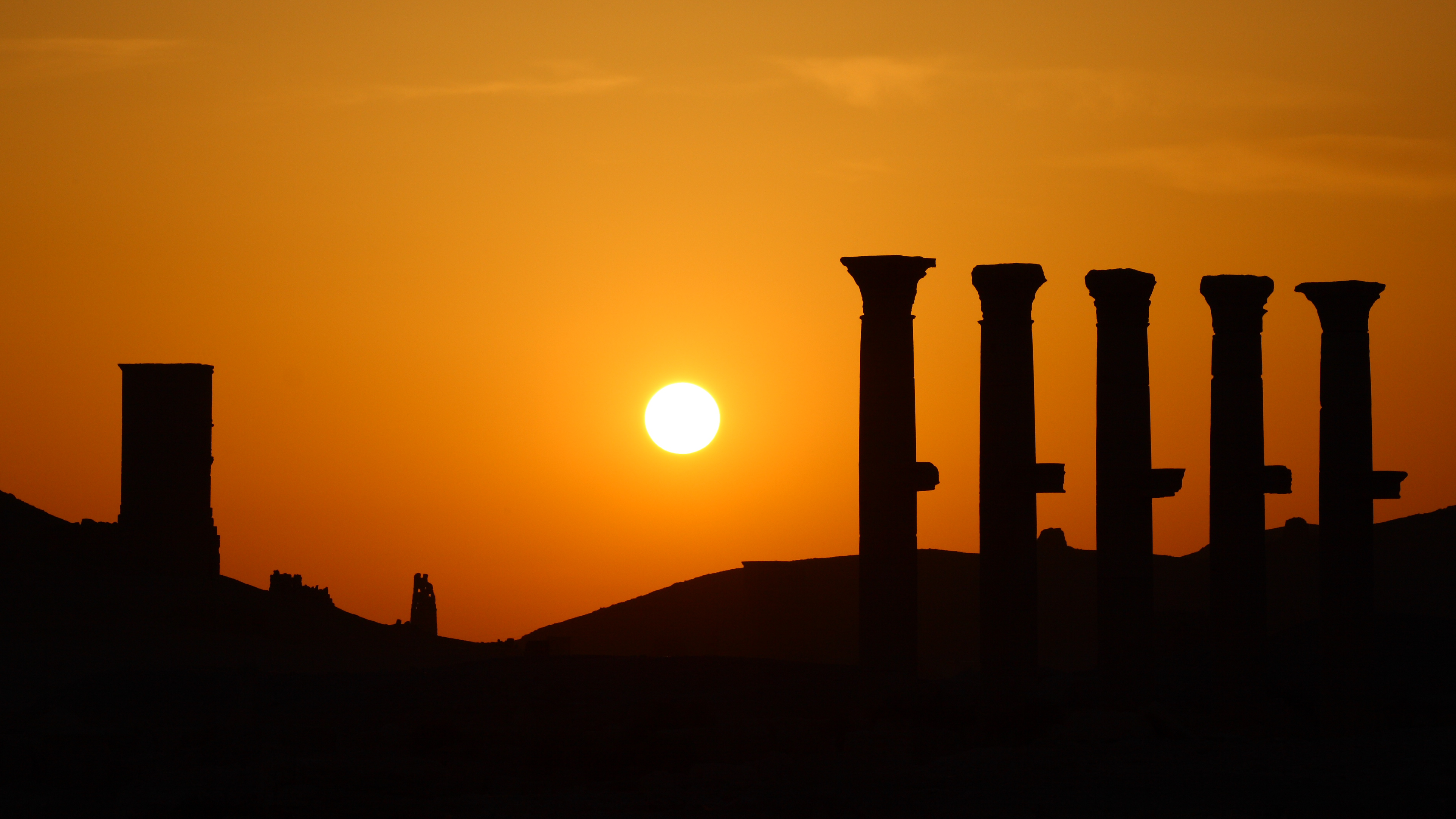 Sunset in Palmyra
