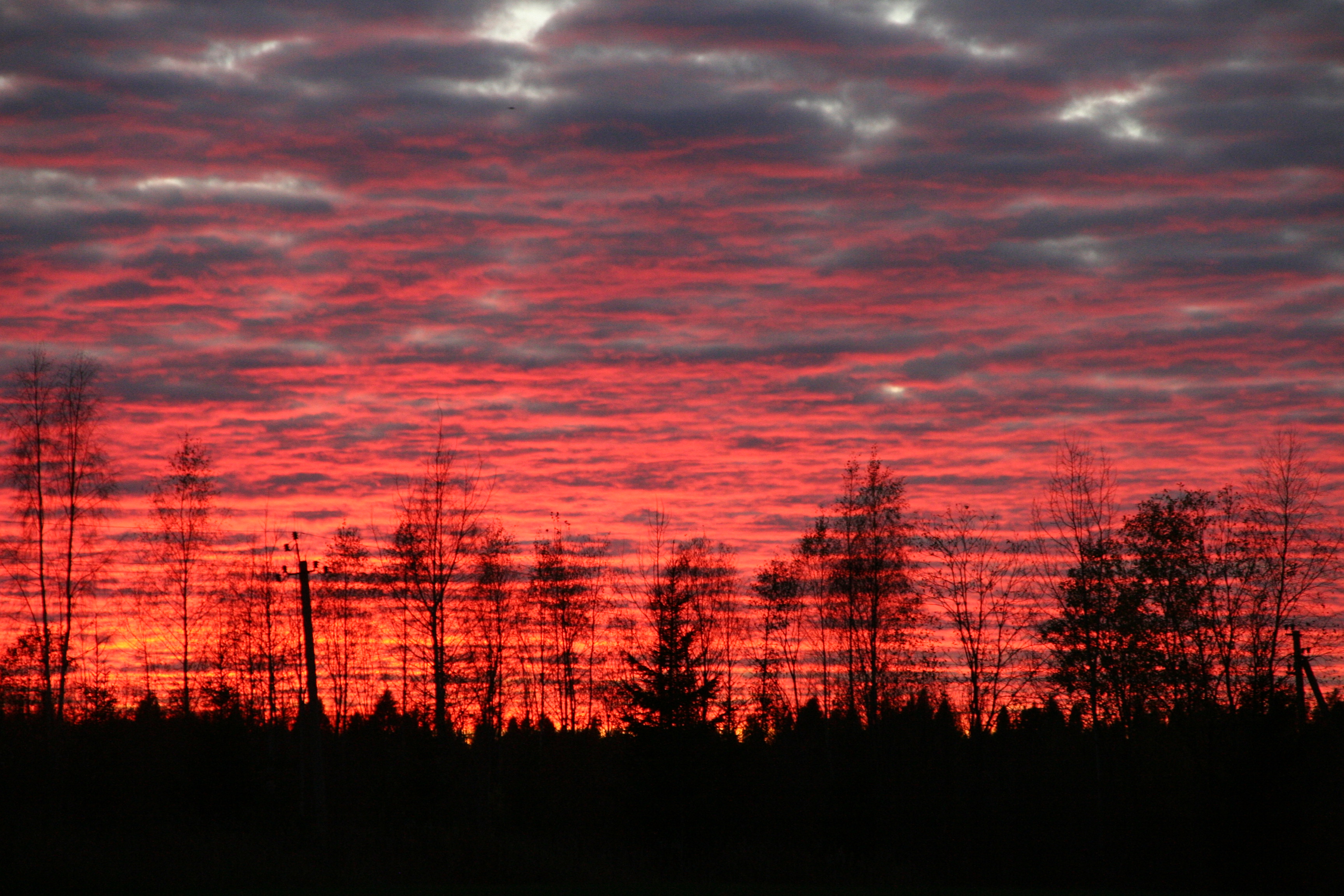 Sunset in russia