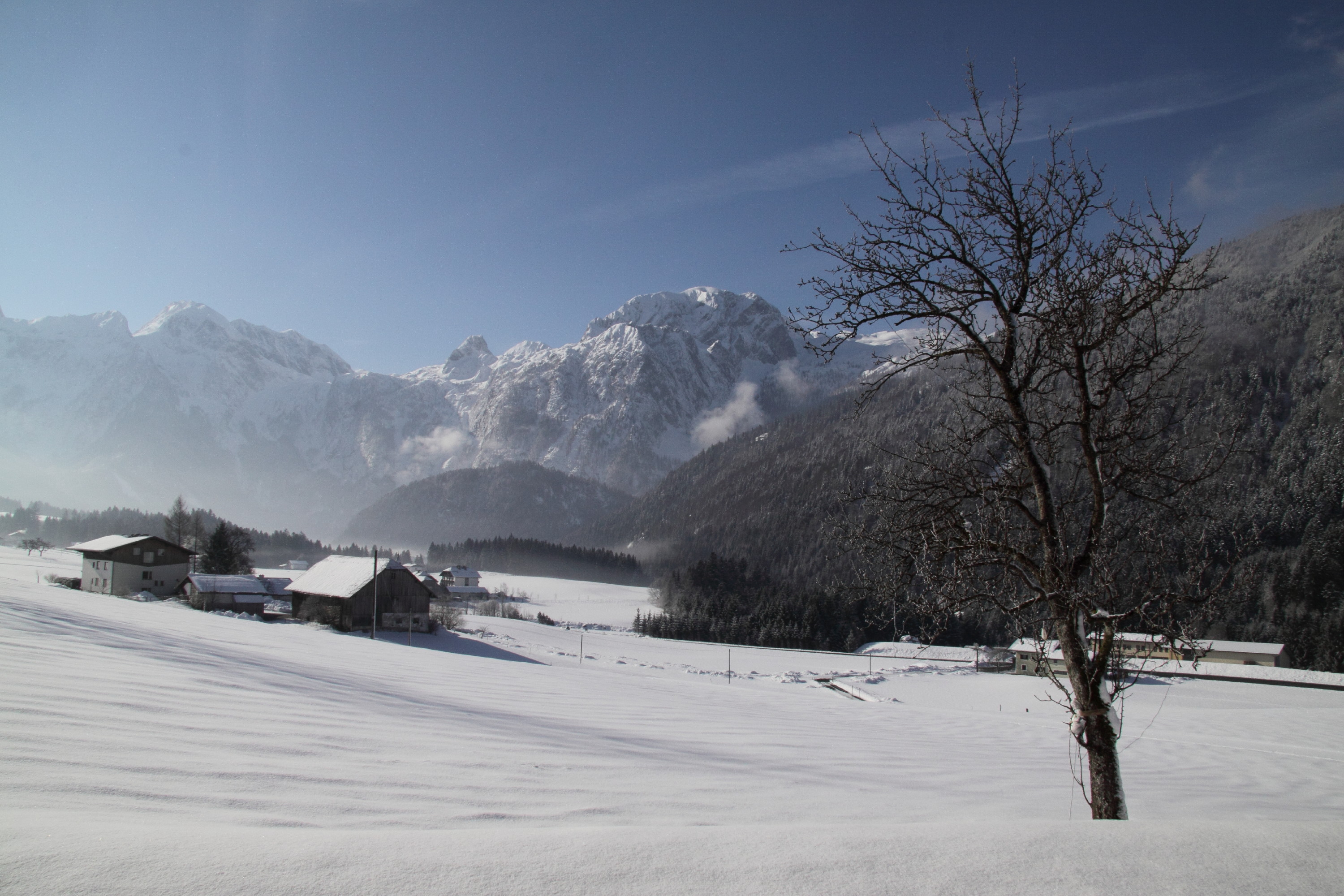 Tennengebirge von Abtenau Waldhof gesehen