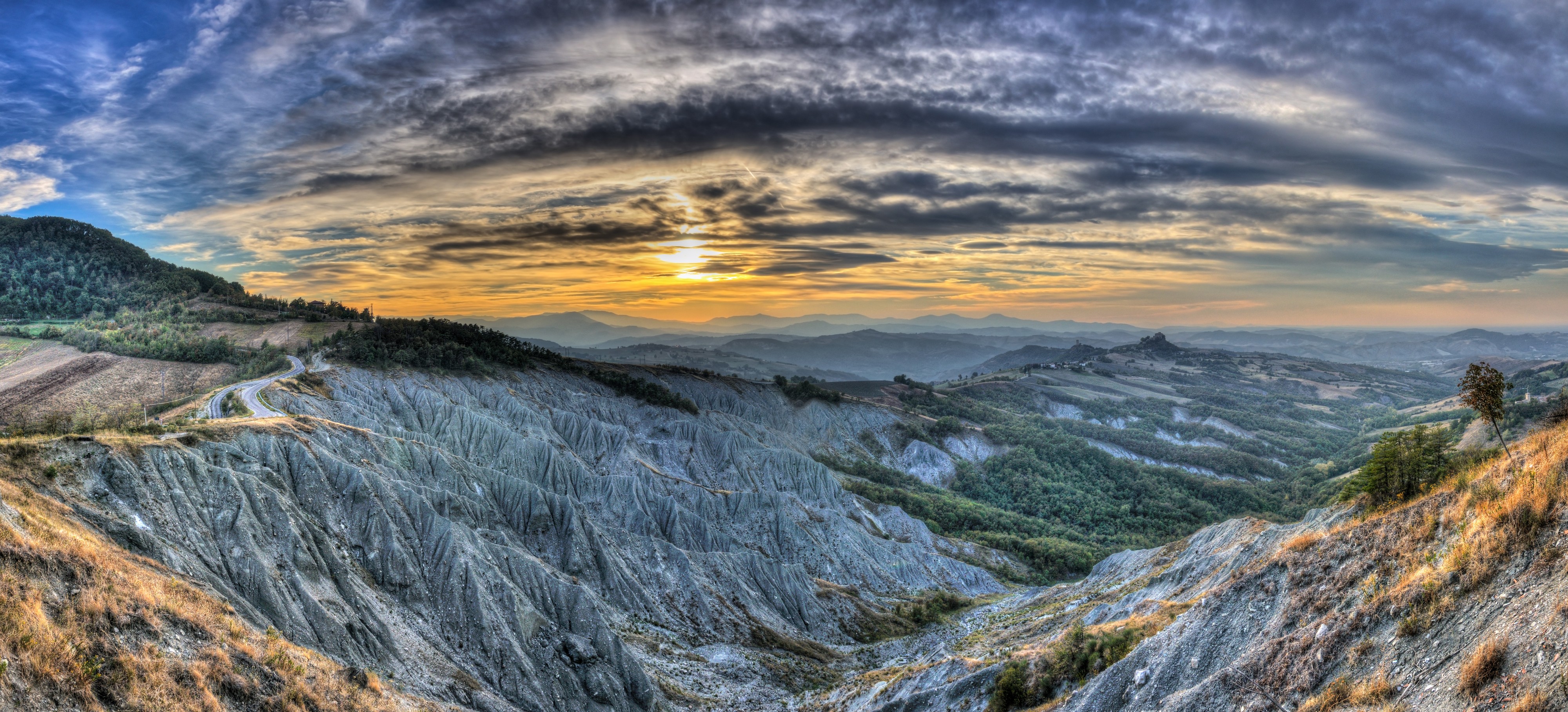 Calanchi - Canossa, Reggio Emilia, Italy - October 10, 2011