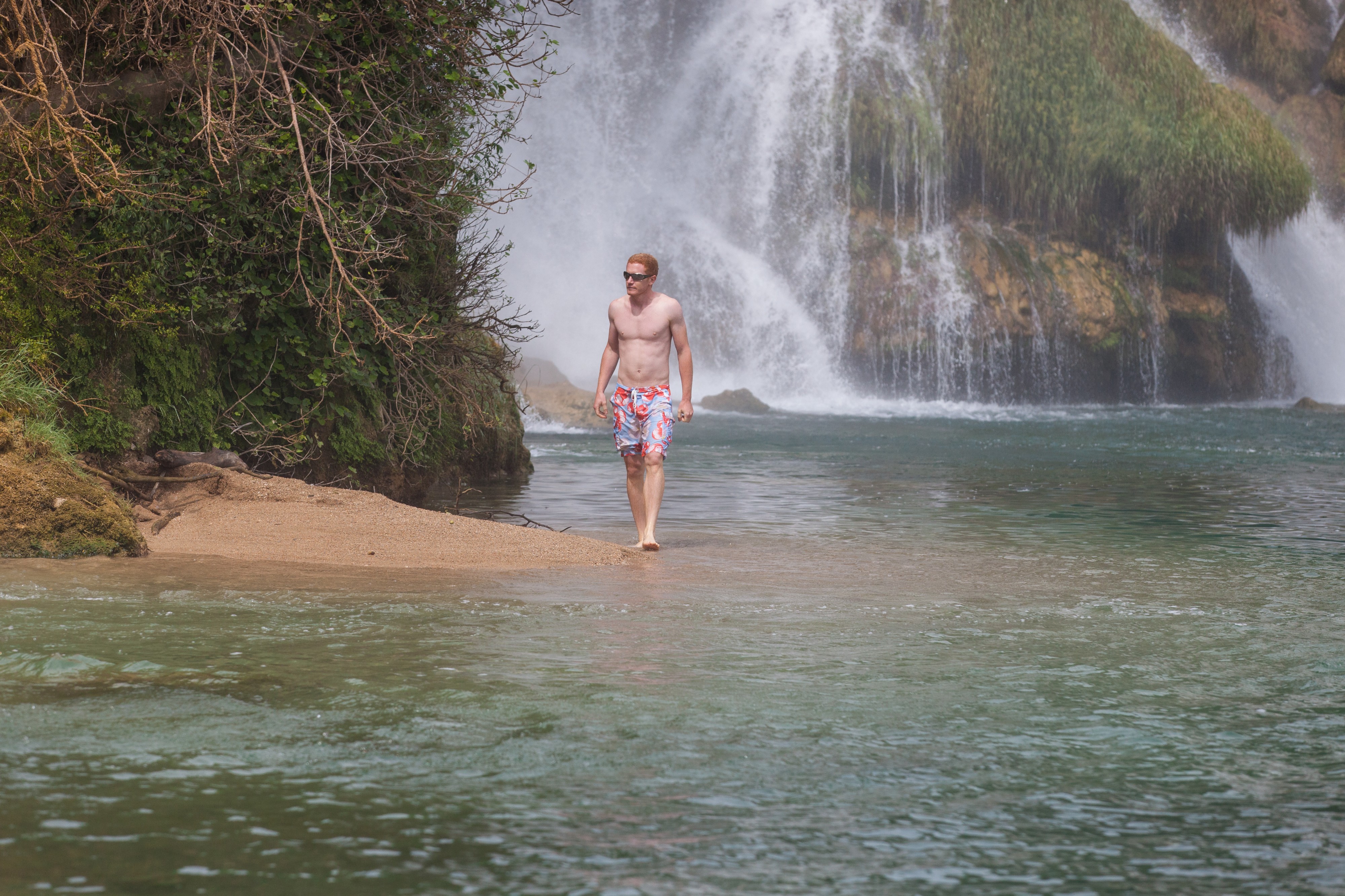 Kravice waterfall near Medjugorje, Bosnia, in July 2014, picture 3