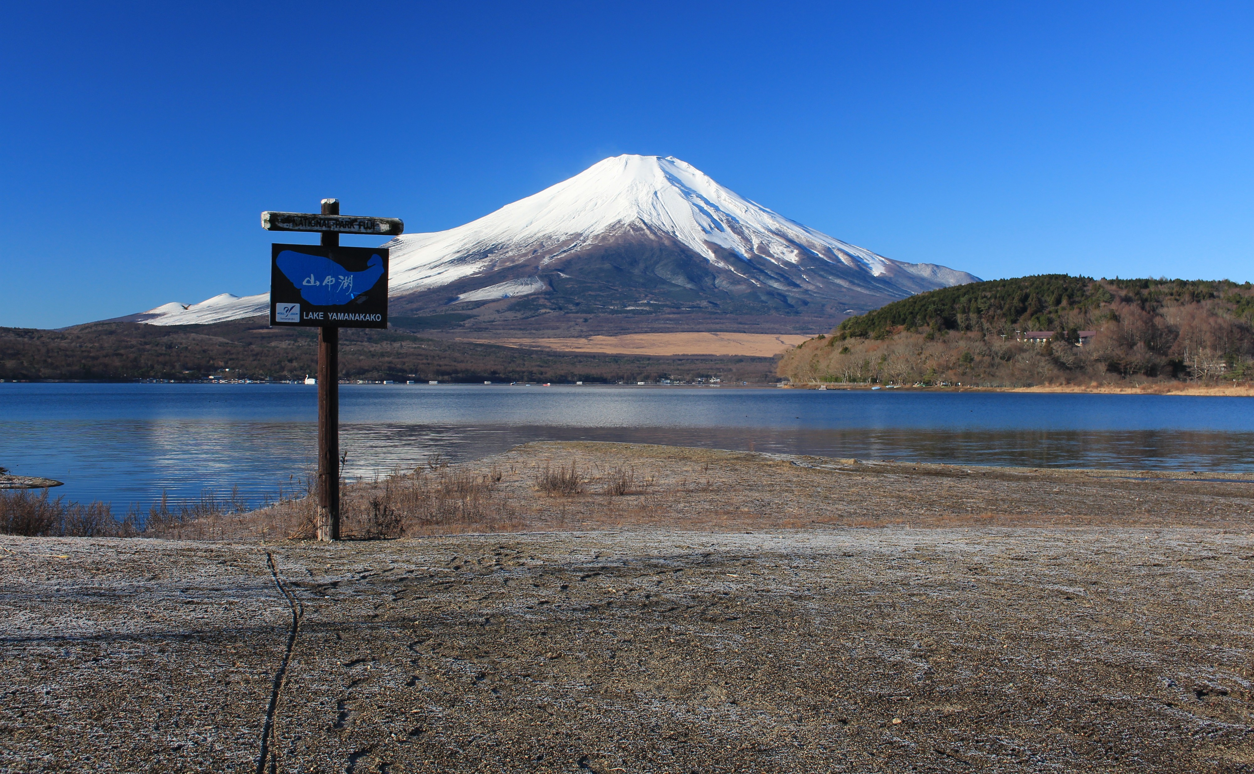 Lake Yamanaka and Mount Fuji