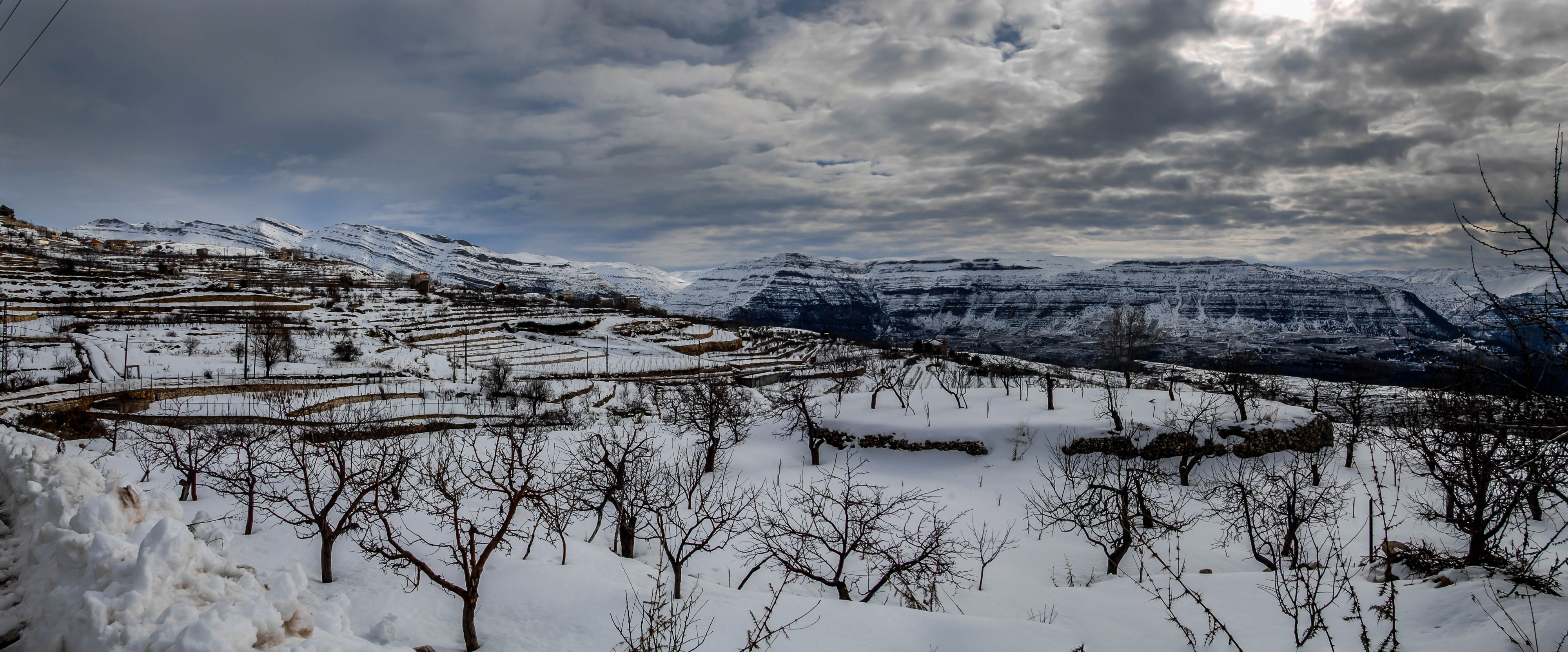 Laqlouq Valley in Winter