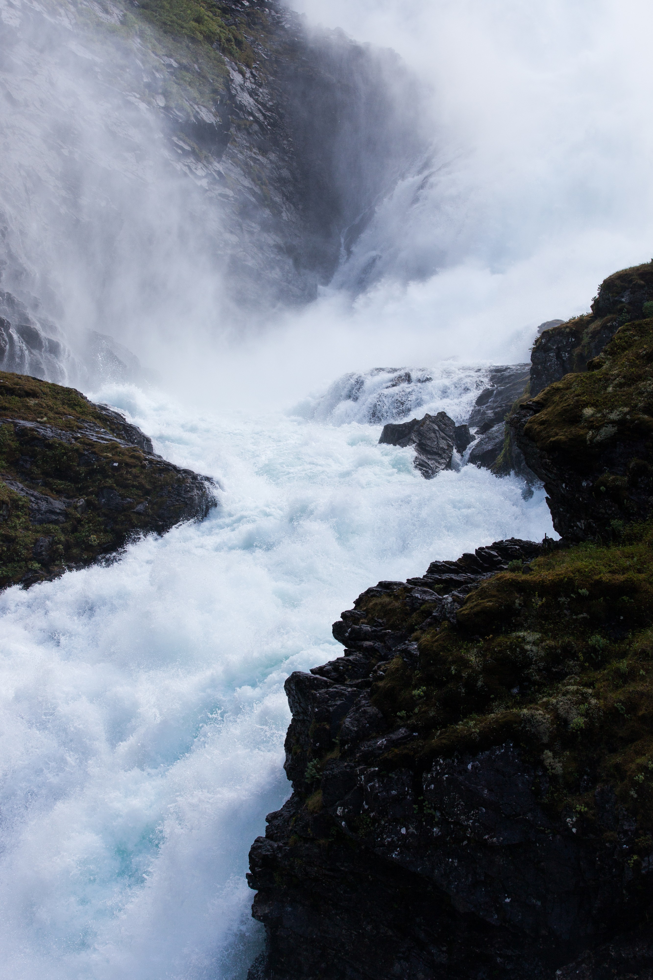 Kjosfossen waterfall, near Flåm, Norway, June 2014, picture 38