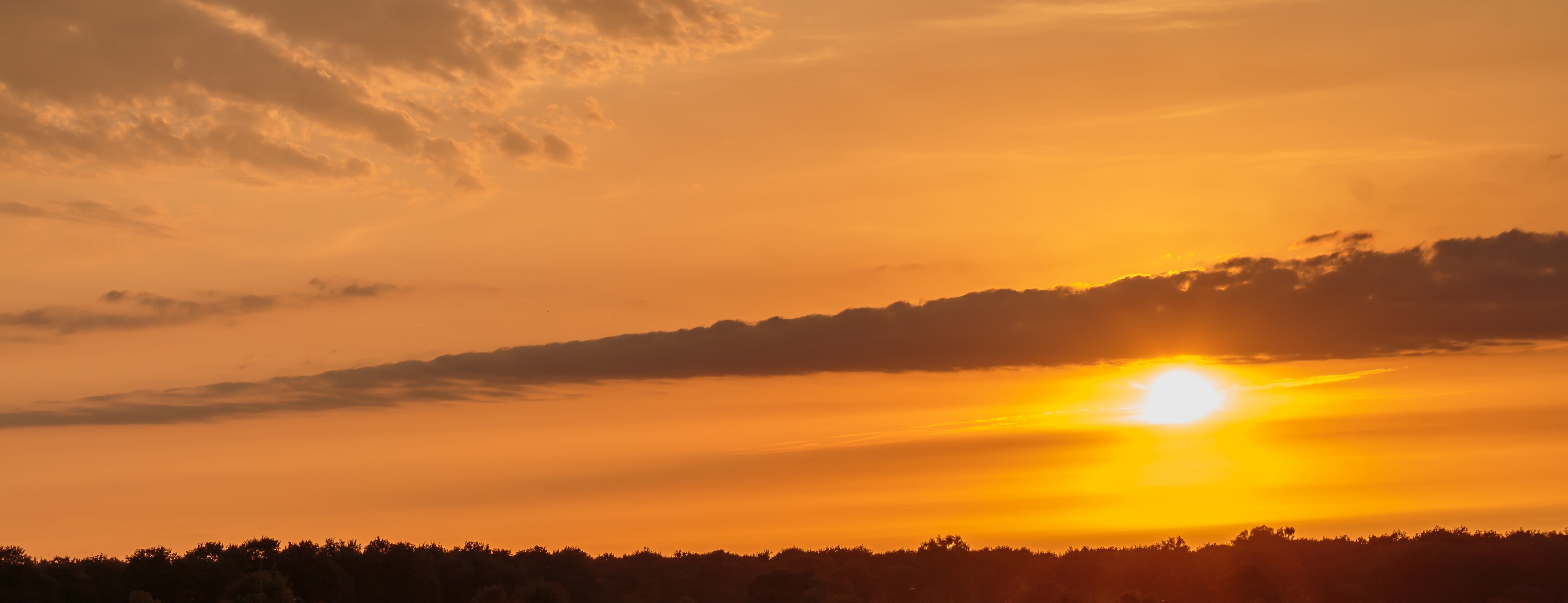 Prachtige zonsondergang. Locatie, natuurgebied Delleboersterheide – Catspoele 01