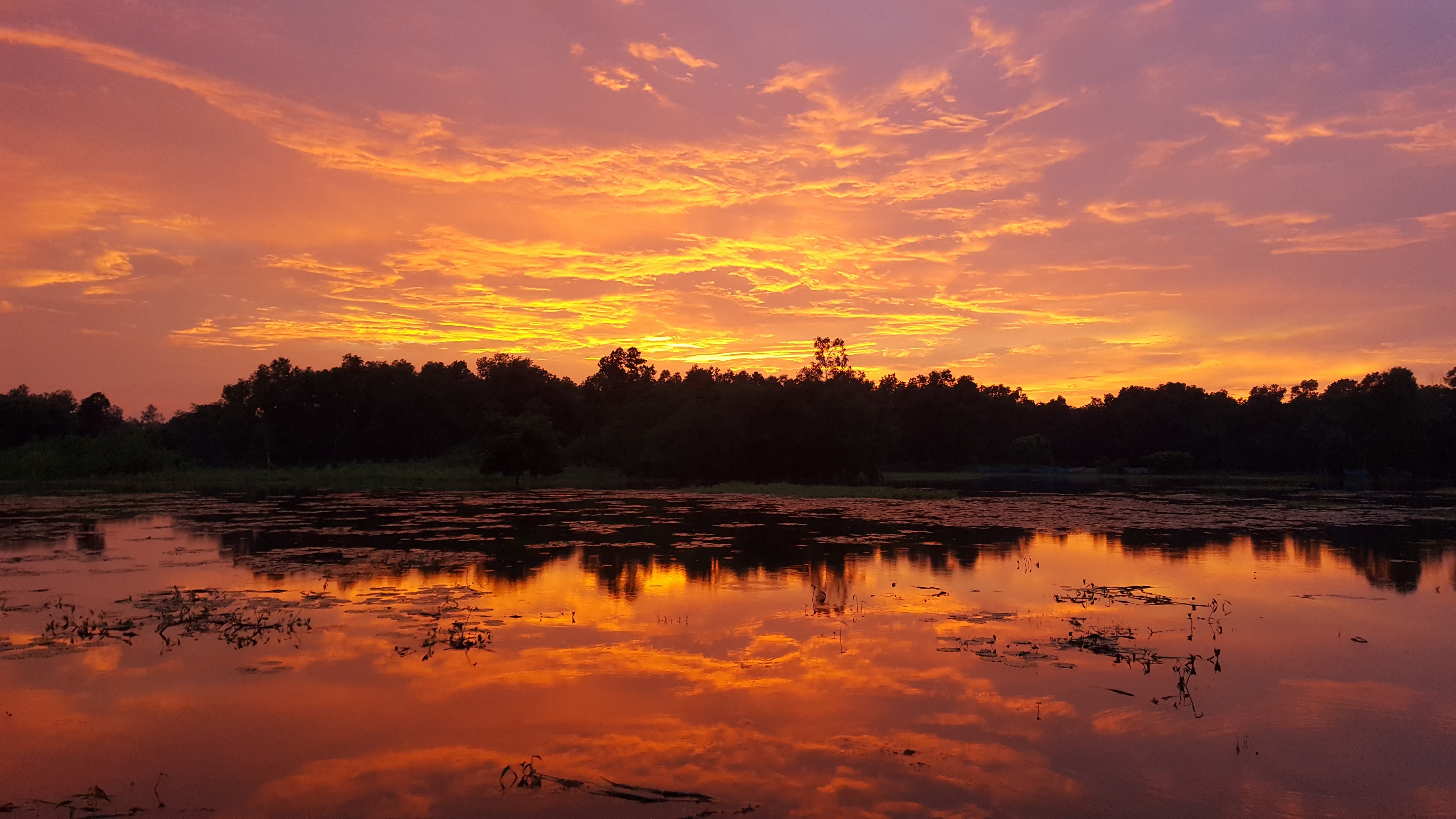 Sunset on Lake