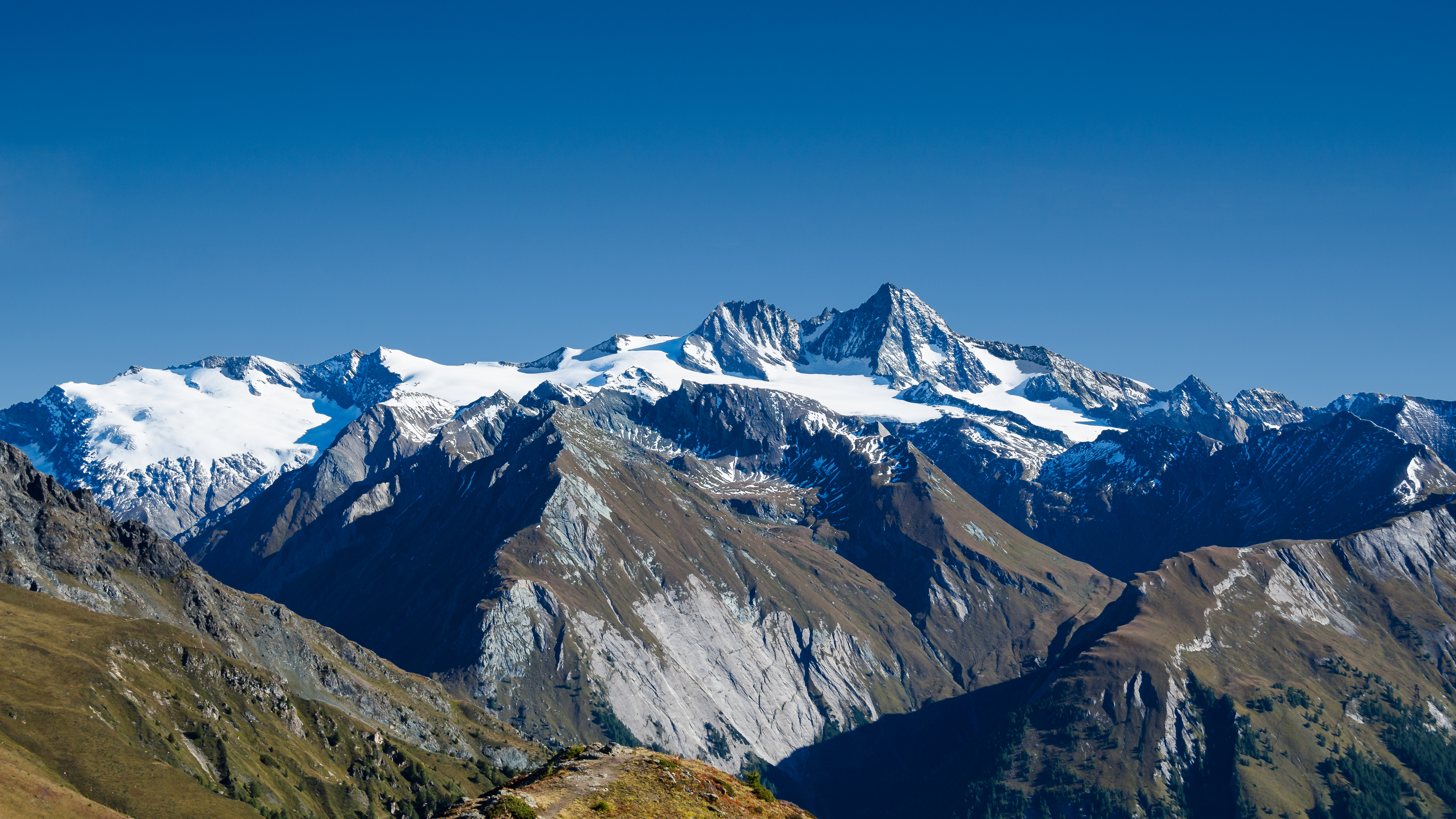 Ausblick vom Cimaross auf den Großglockner
