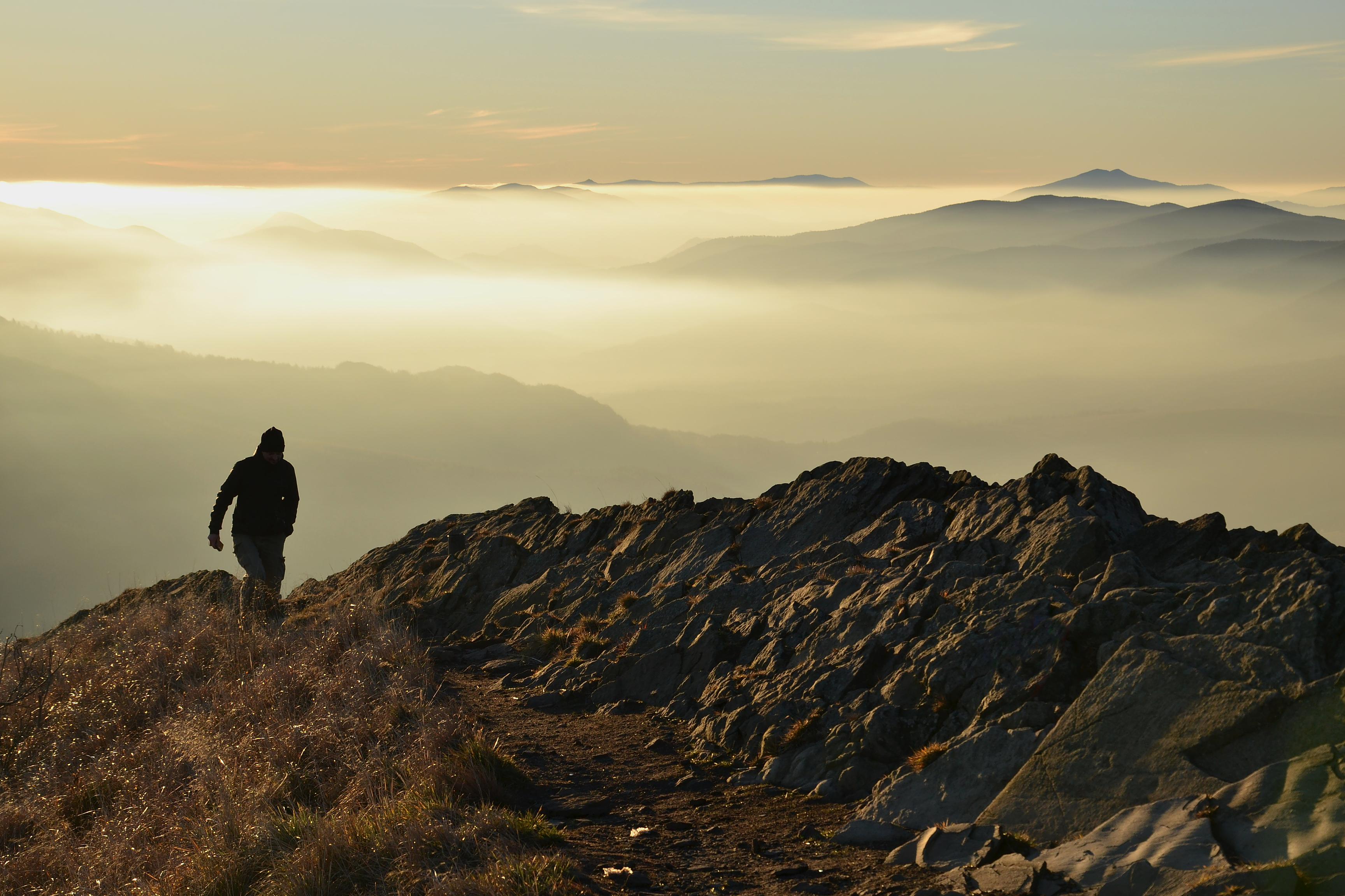 Bieszczady - sunrise from Chatka Puchatka (1)
