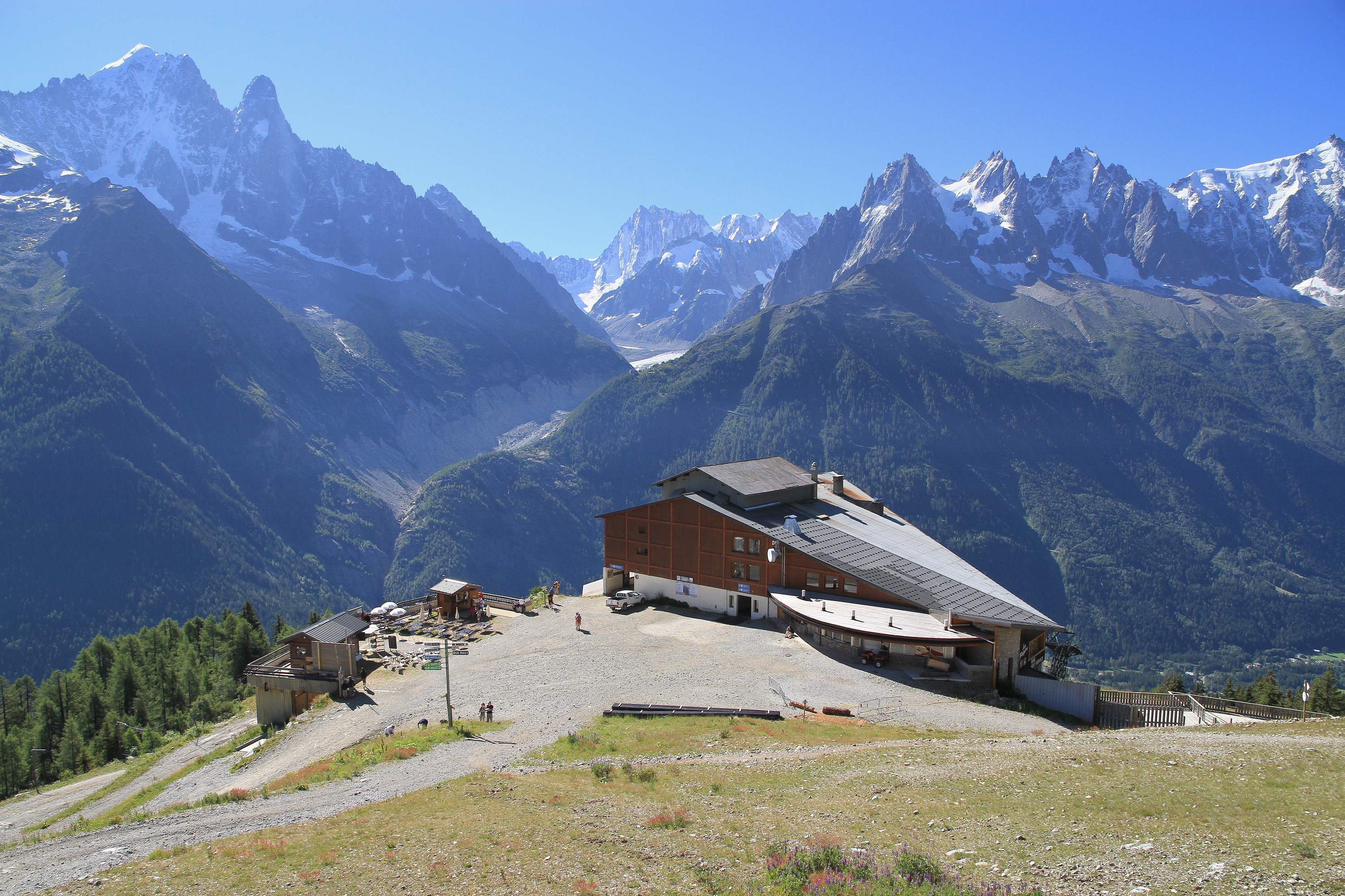 La Flégère station, 2010 07