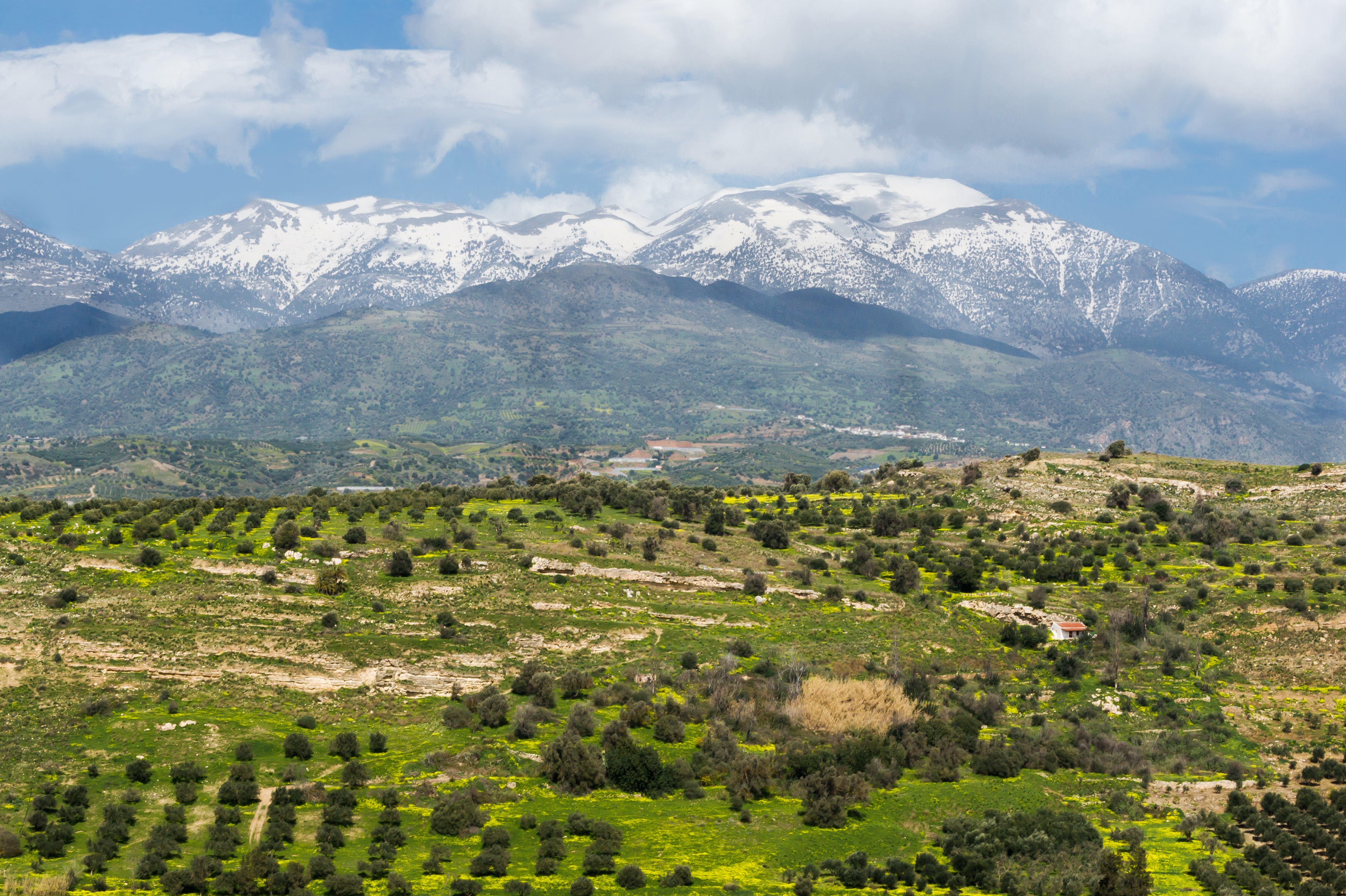 Landscape mountains Phaistos