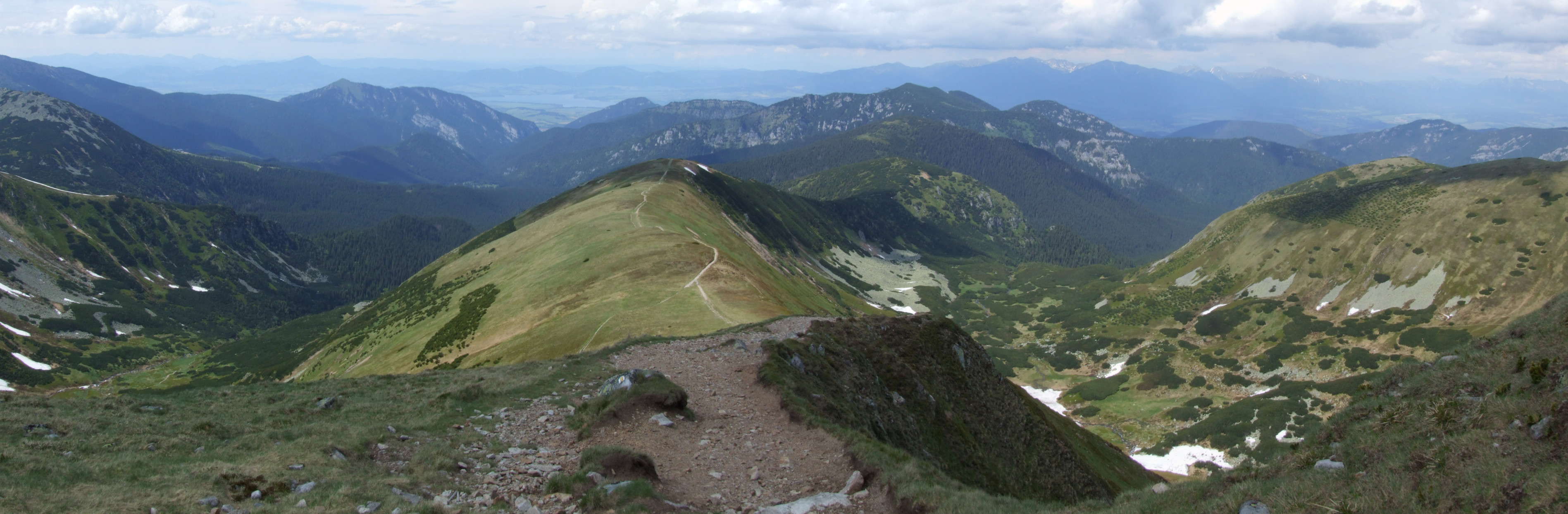 Nizke tatry - panorama from Krúpova hoľa
