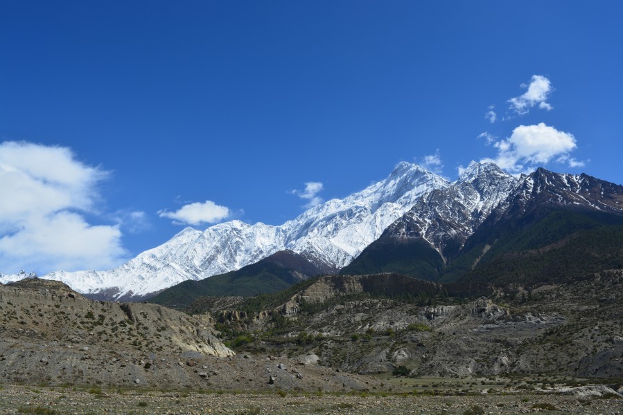 A mountain seen while going Dhumba lake