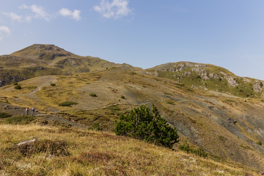 Bergtocht van Arosa via Scheideggseeli (2080 meter) en Ochsenalp (1941 meter) naar Tschiertschen 003