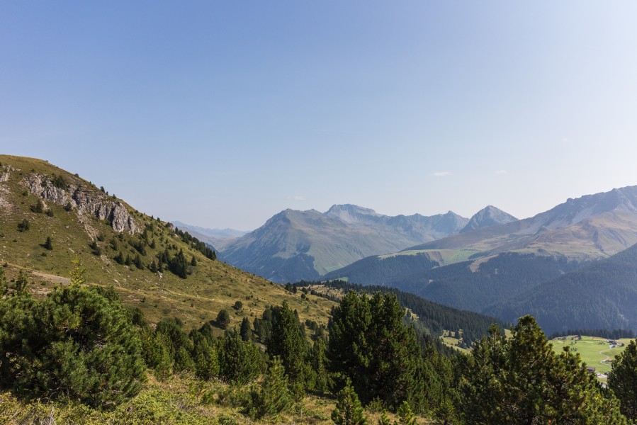Bergtocht van Arosa via Scheideggseeli (2080 meter) en Ochsenalp (1941 meter) naar Tschiertschen 03