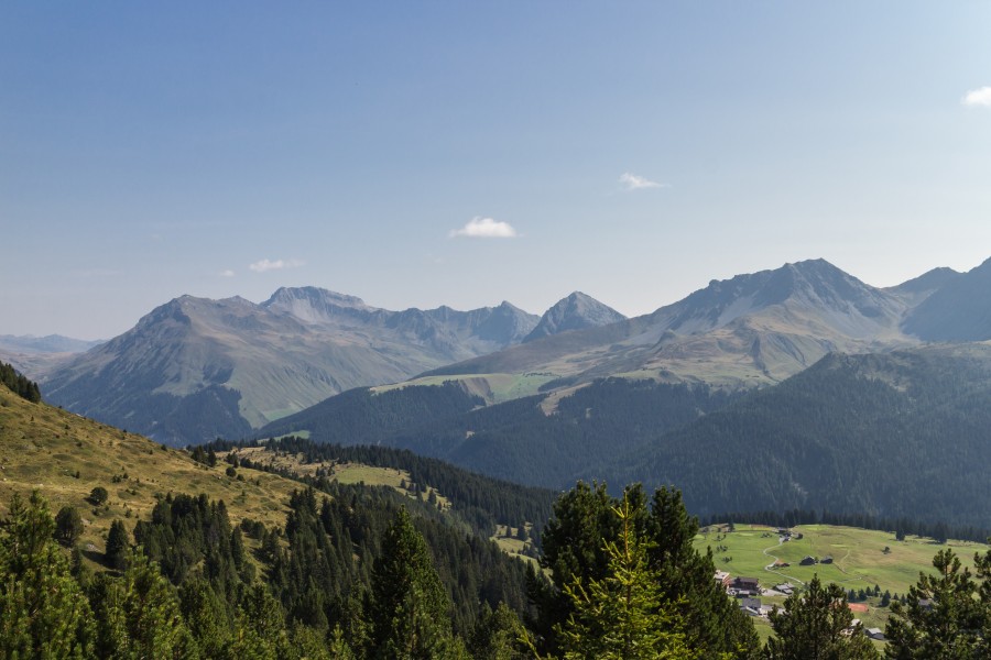 Bergtocht van Arosa via Scheideggseeli (2080 meter) en Ochsenalp (1941 meter) naar Tschiertschen 06
