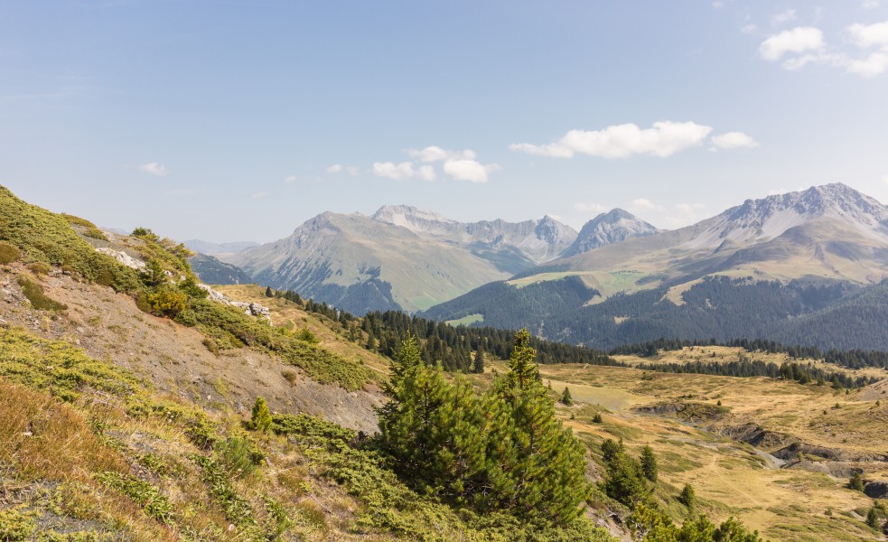 Bergtocht van Arosa via Scheideggseeli (2080 meter) en Ochsenalp (1941 meter) naar Tschiertschen 19