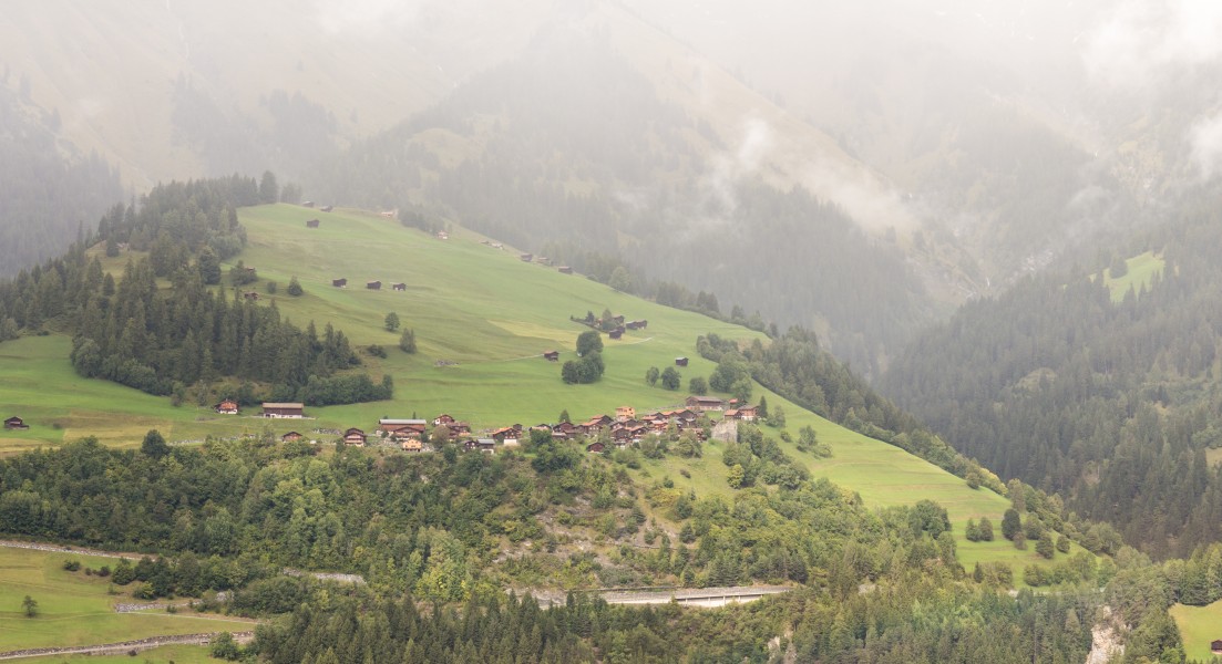Bergtocht van Churwalden Mittelberg (1500 meter) via Ranculier en Praden naar Tschiertschen 020