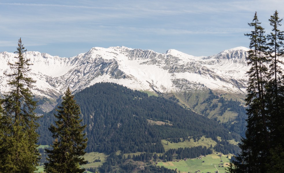 Bergtocht van Tschiertschen (1350 meter) naar Ochsenalp (1941 meter) 001