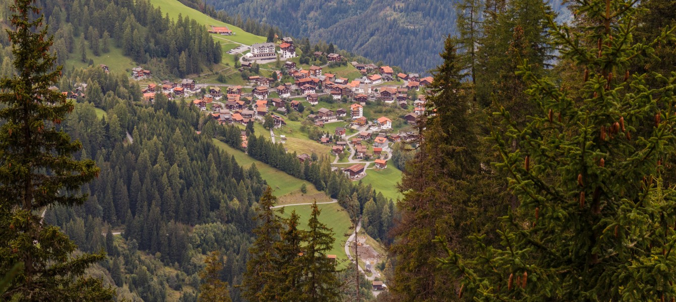 Bergtocht van Tschiertschen (1350 meter) via Ruchtobel richting Ochsenalp 029