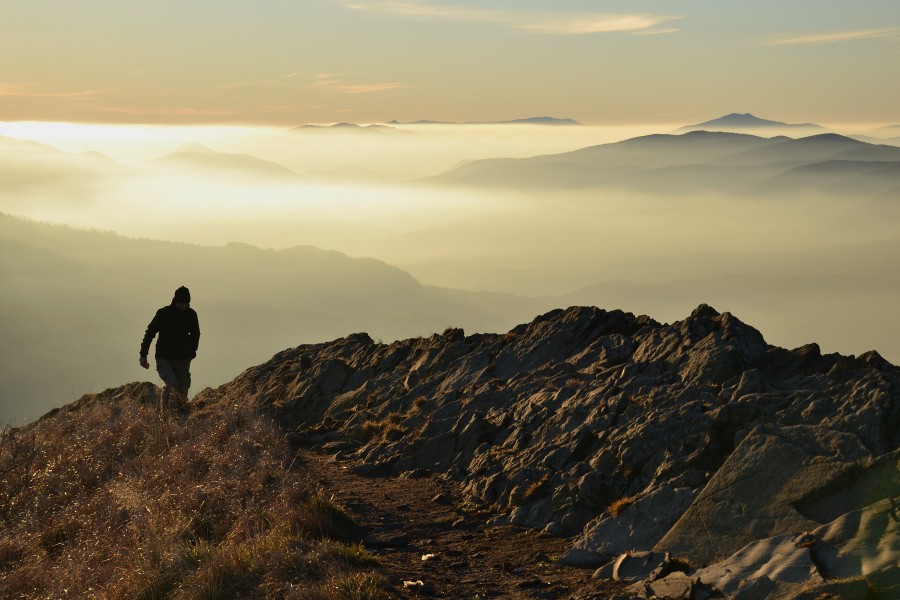 Bieszczady - sunrise from Chatka Puchatka (1)