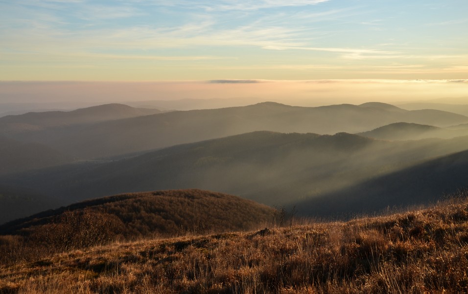 Bieszczady - sunrise from Chatka Puchatka (3)