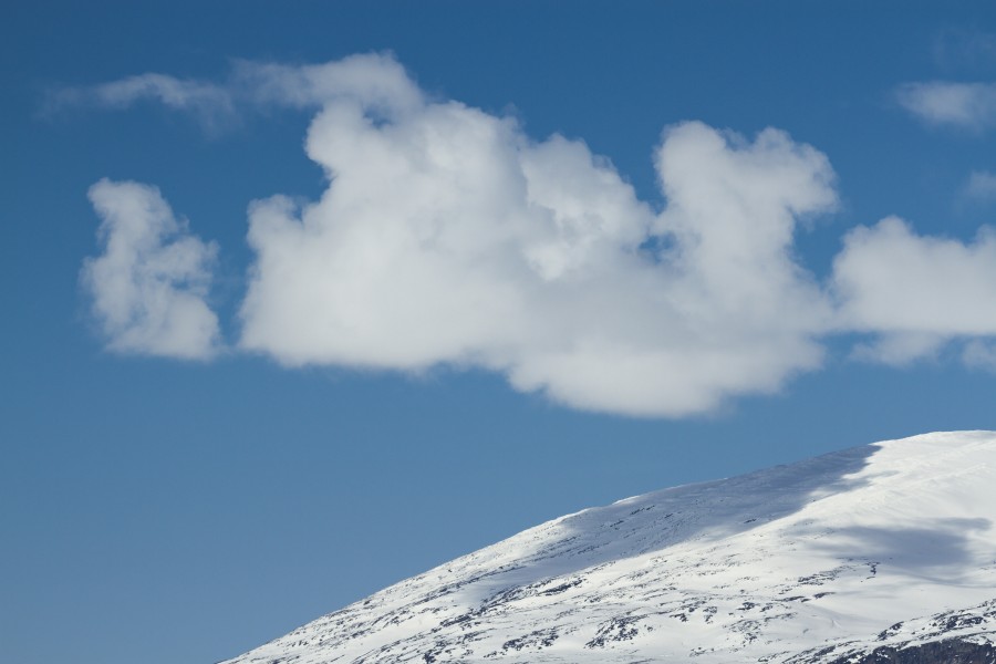 Cloud above Váivváncohkka, Norrbotten, Sweden, 2015 April