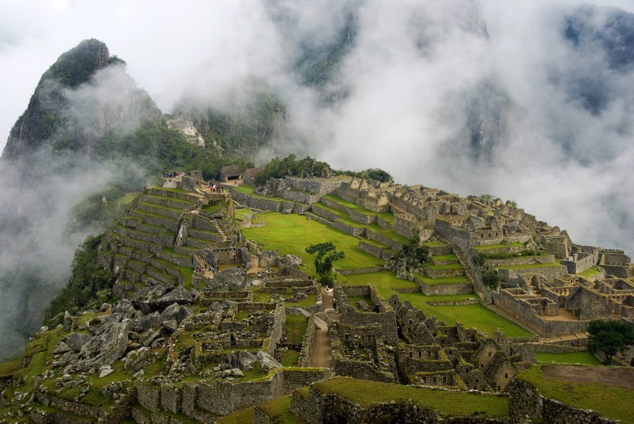 Foggy machu picchu