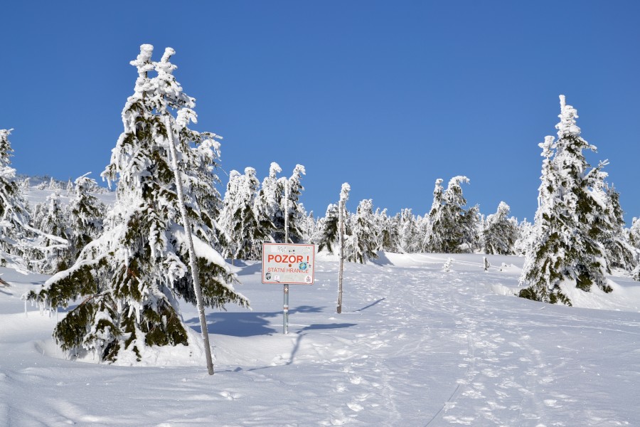 Krkonoše mountains in winter 2018 05