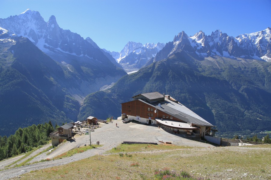 La Flégère station, 2010 07