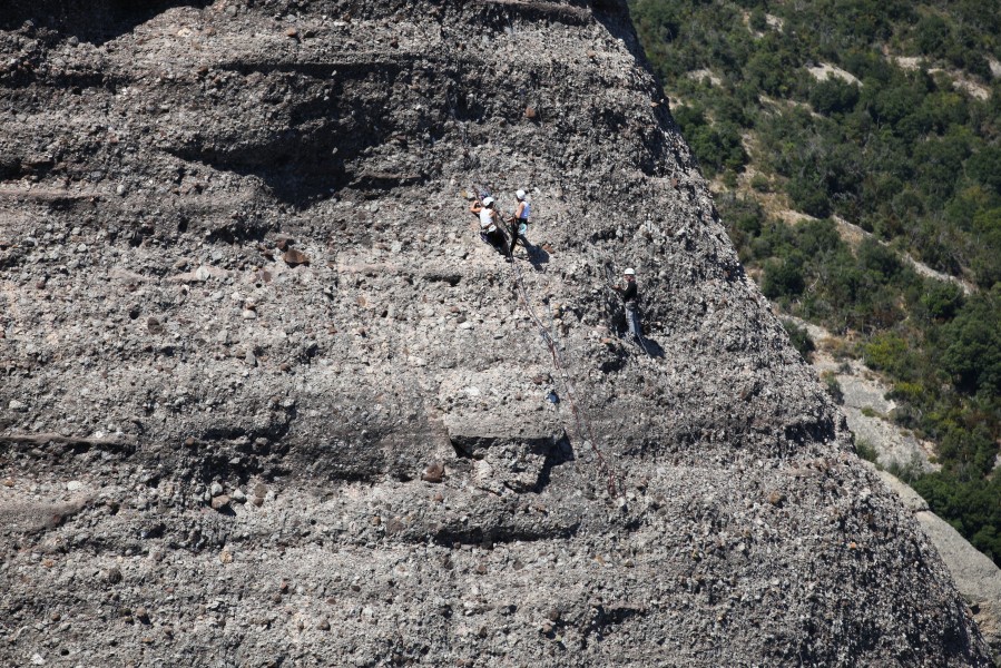 climbing the Montserrat mountain, Catalonia, Spain, Europe, August 2013, picture 16