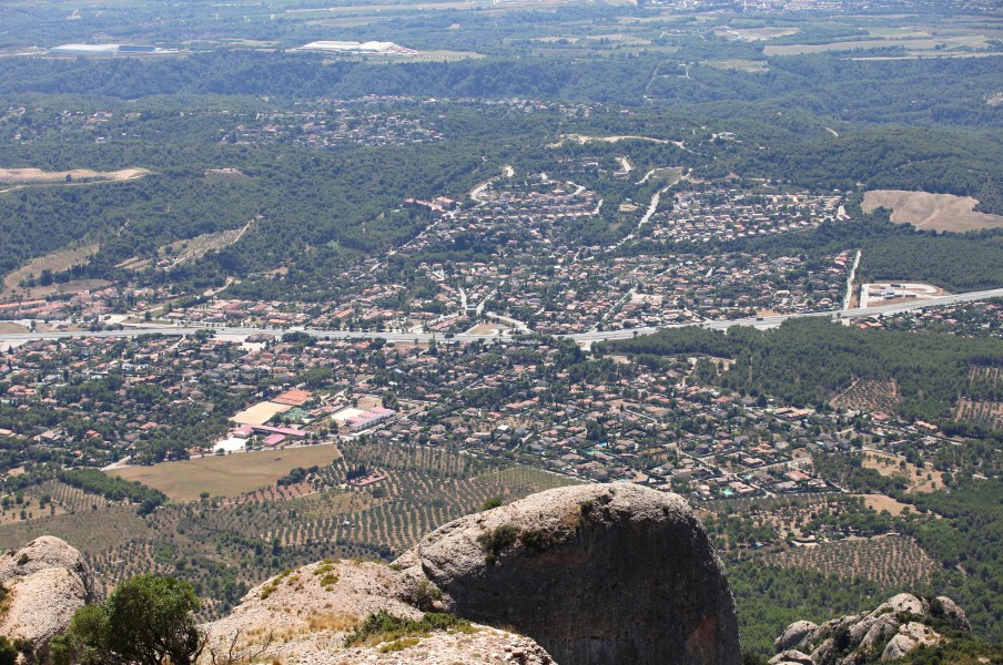 a view from Montserrat mountain, Catalonia, Spain, Europe, August 2013, picture 25