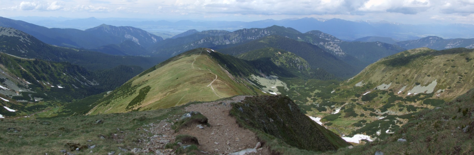 Nizke tatry - panorama from Krúpova hoľa