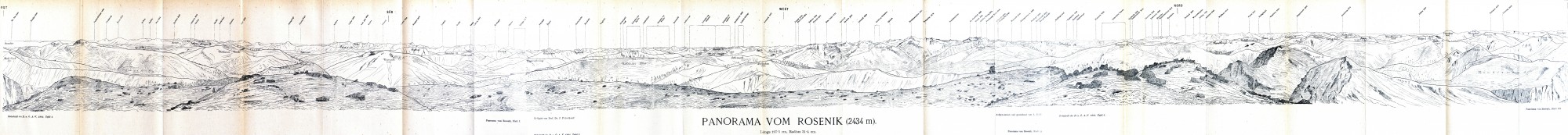Panorama vom Rosenik