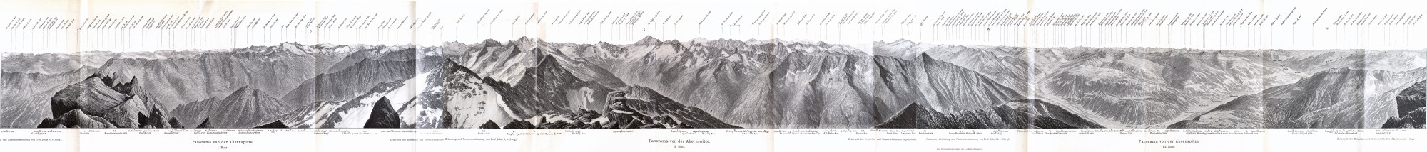Panorama von der Ahornspitze