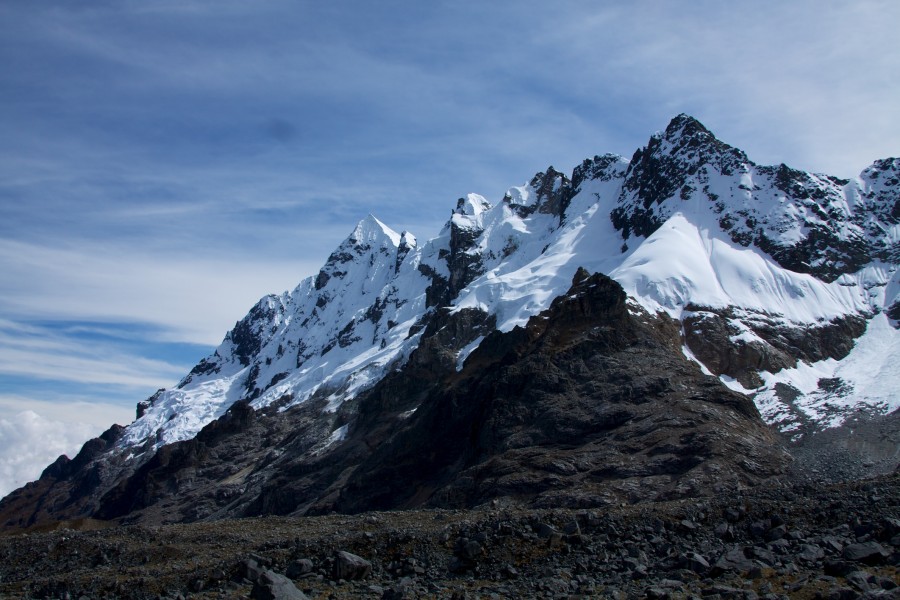 Peru - Salkantay Trek 069 - glacier-cover mountains (7340248160)