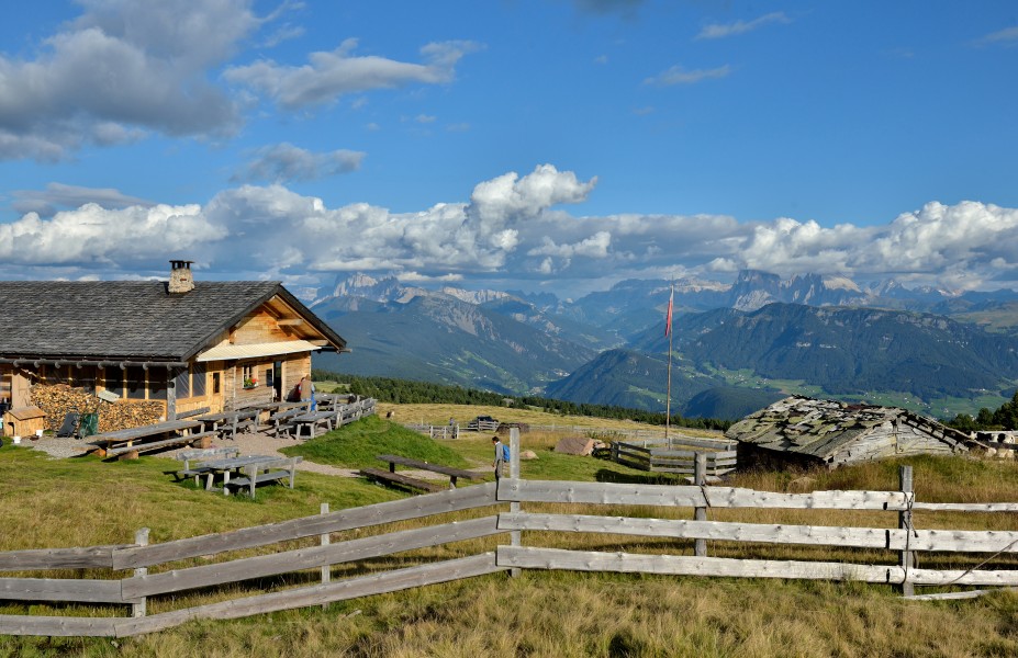 Platzer Alm Hütte Grödner Dolomiten 2