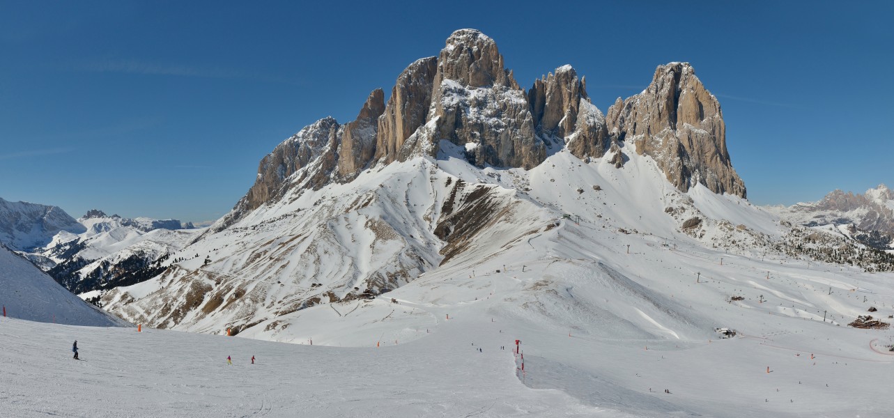 Sasplat Dënt Innerkofler Grohman Cin Dëic y Saslonch dal Col Rodela