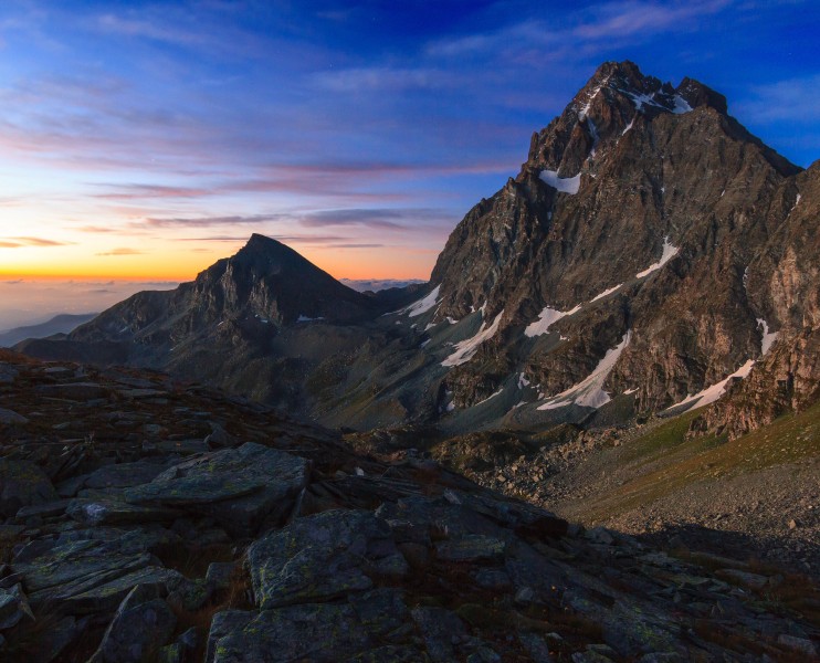 Sunrise at the Rifugio Giacoletti (15656478775)