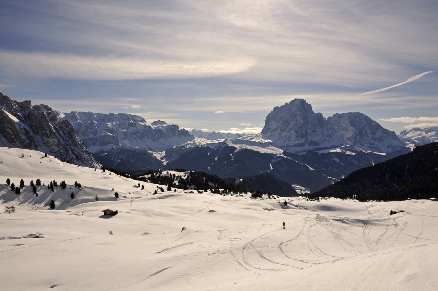Val Gardena - Gröden winter