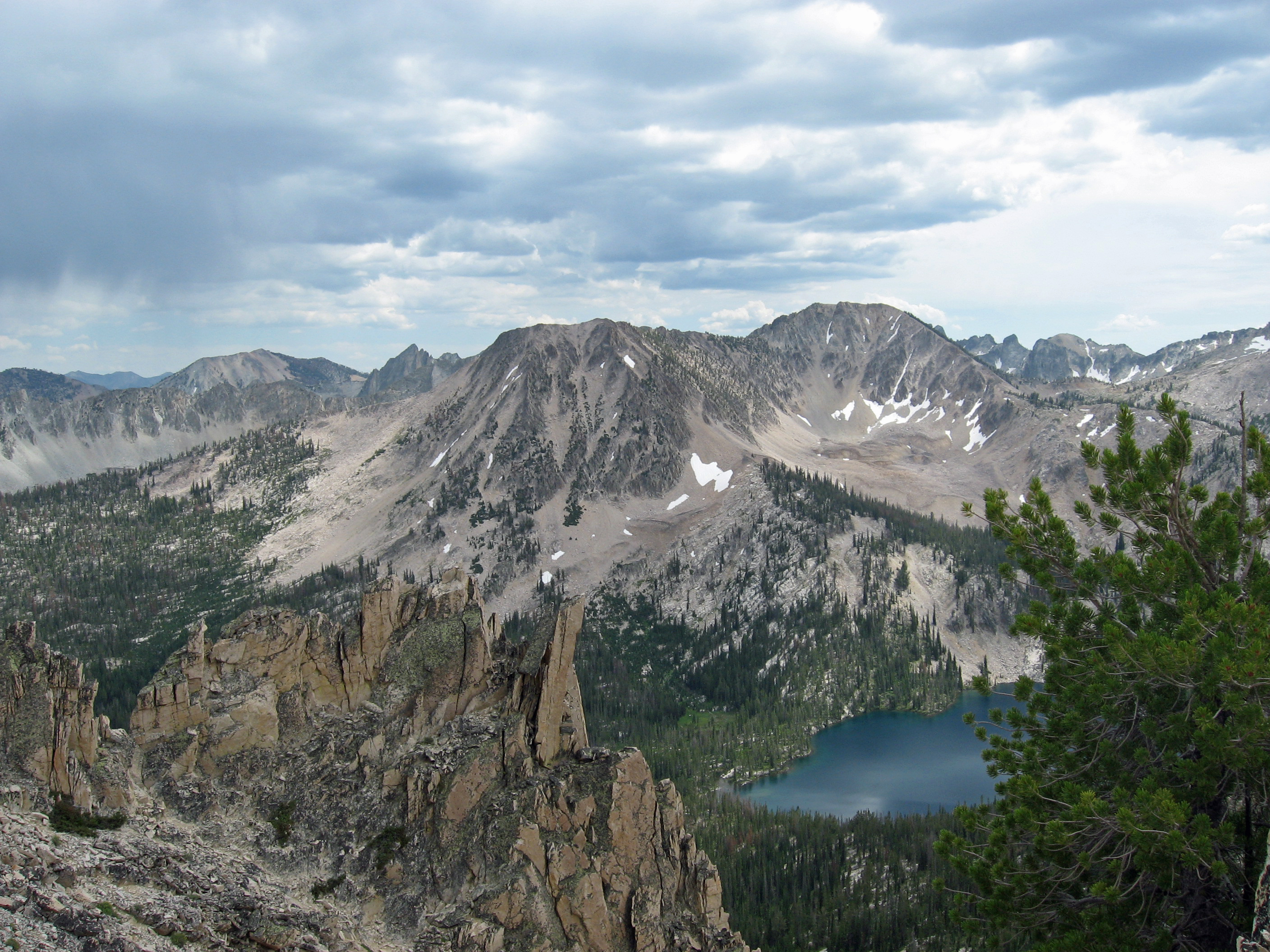 Sawtooths and Toxaway Lake