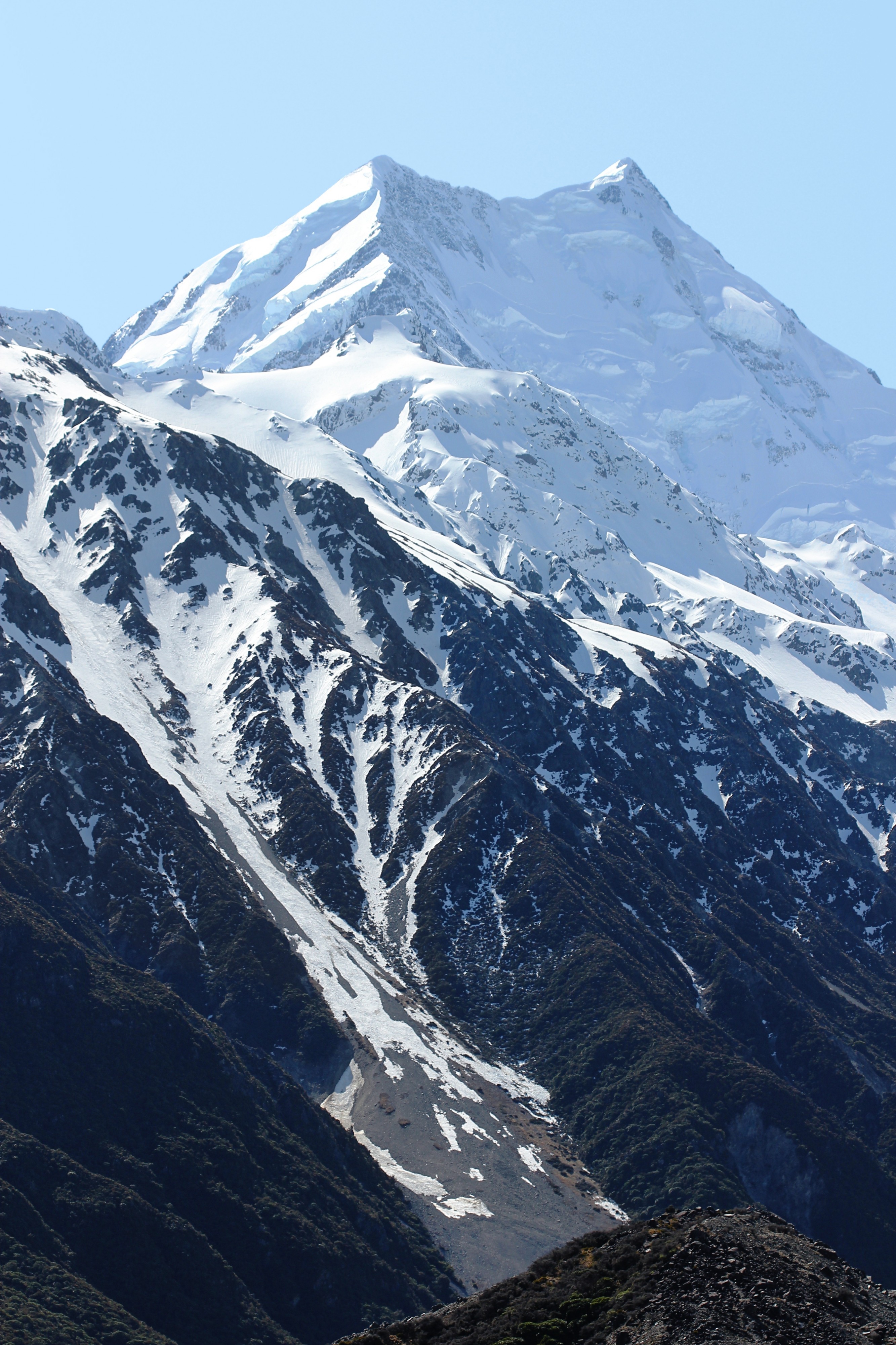 Aoraki-Mount Cook from Tasman Lake outlet