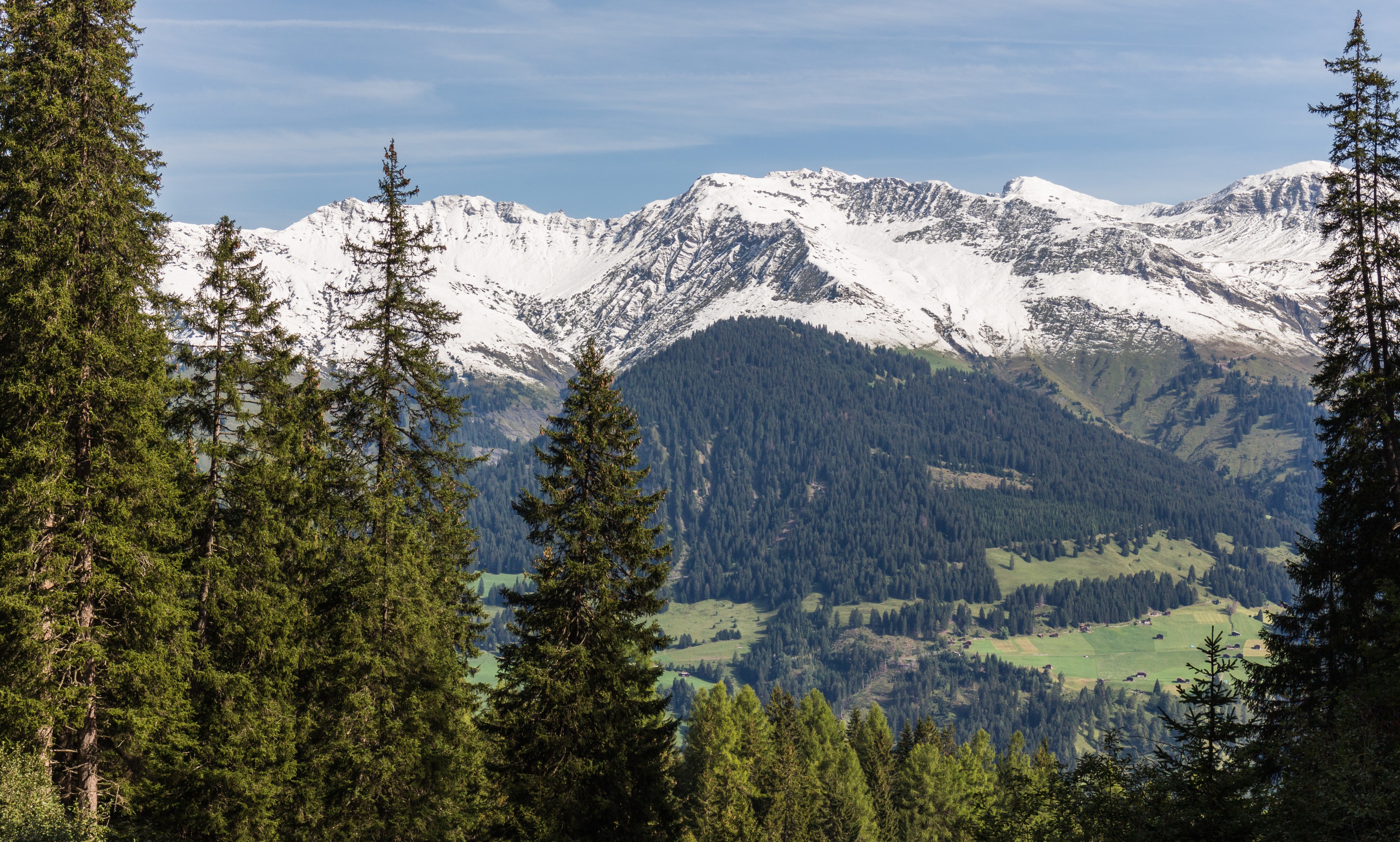 Bergtocht van Tschiertschen (1350 meter) naar Ochsenalp (1941 meter) 002