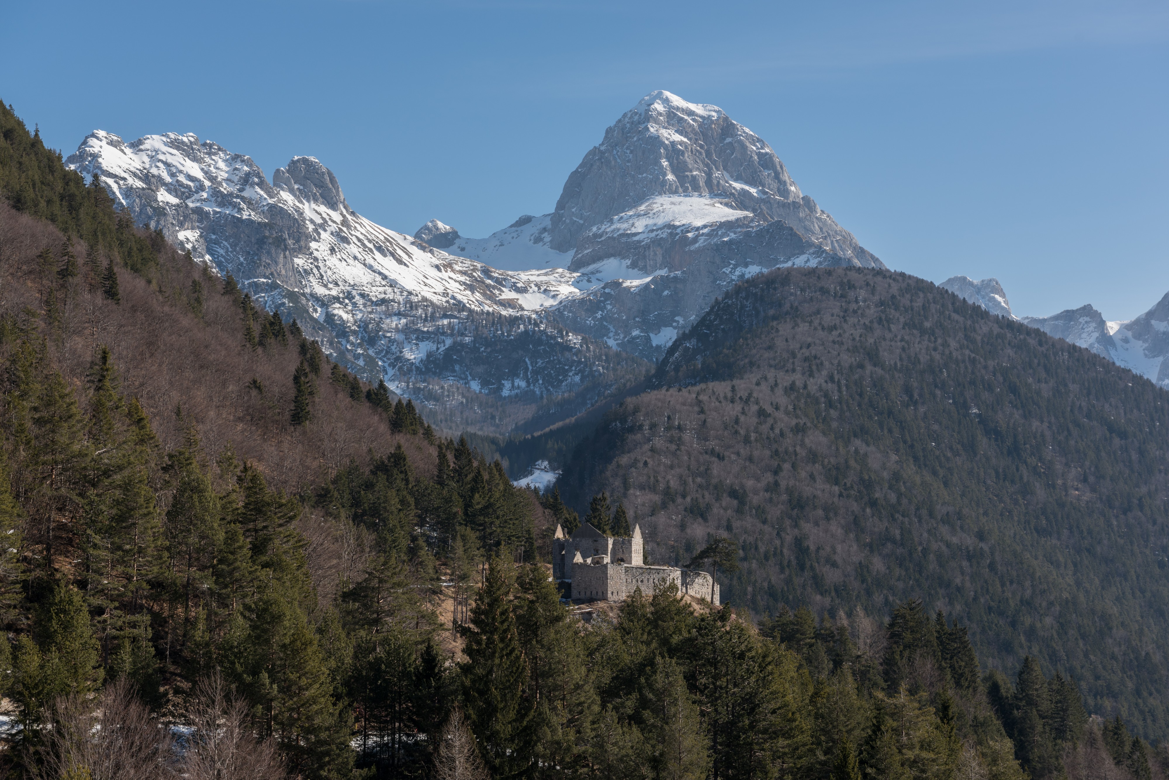 Fort Hermann mit Mangart 10032015 0546