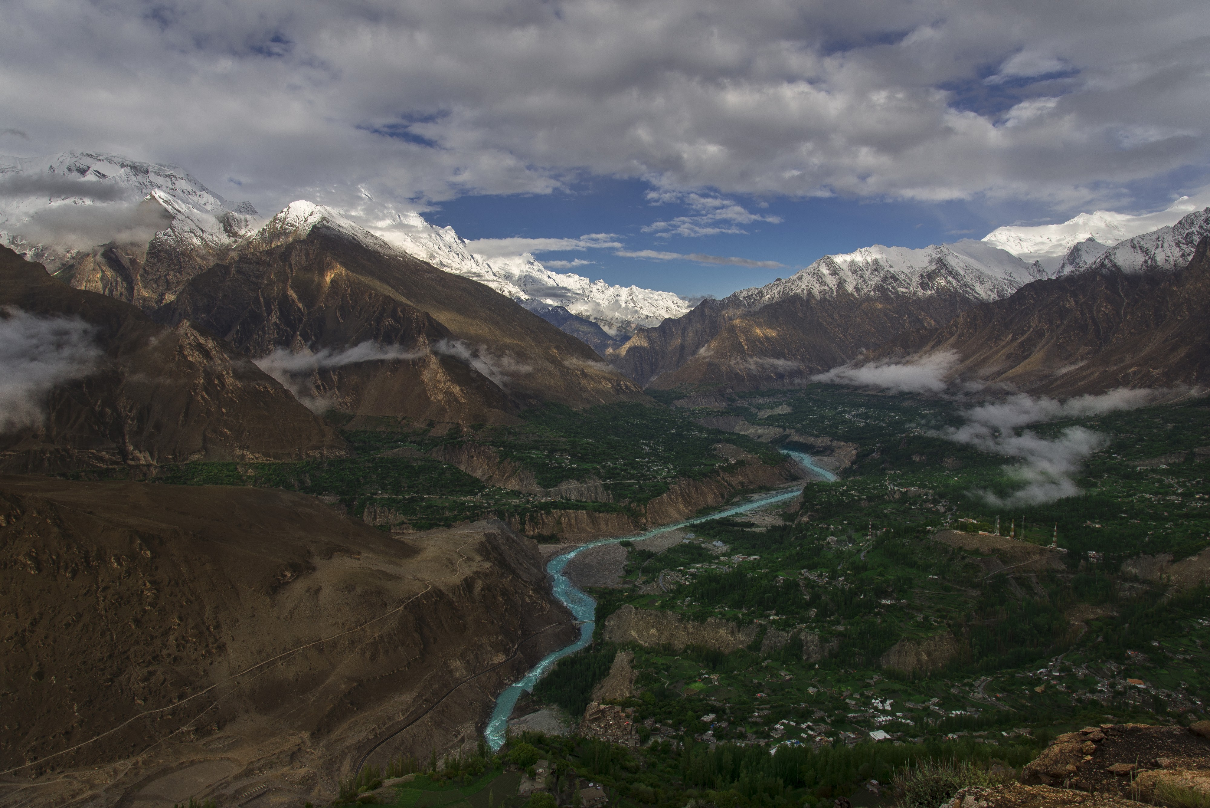 Hunza Valley in early Morning