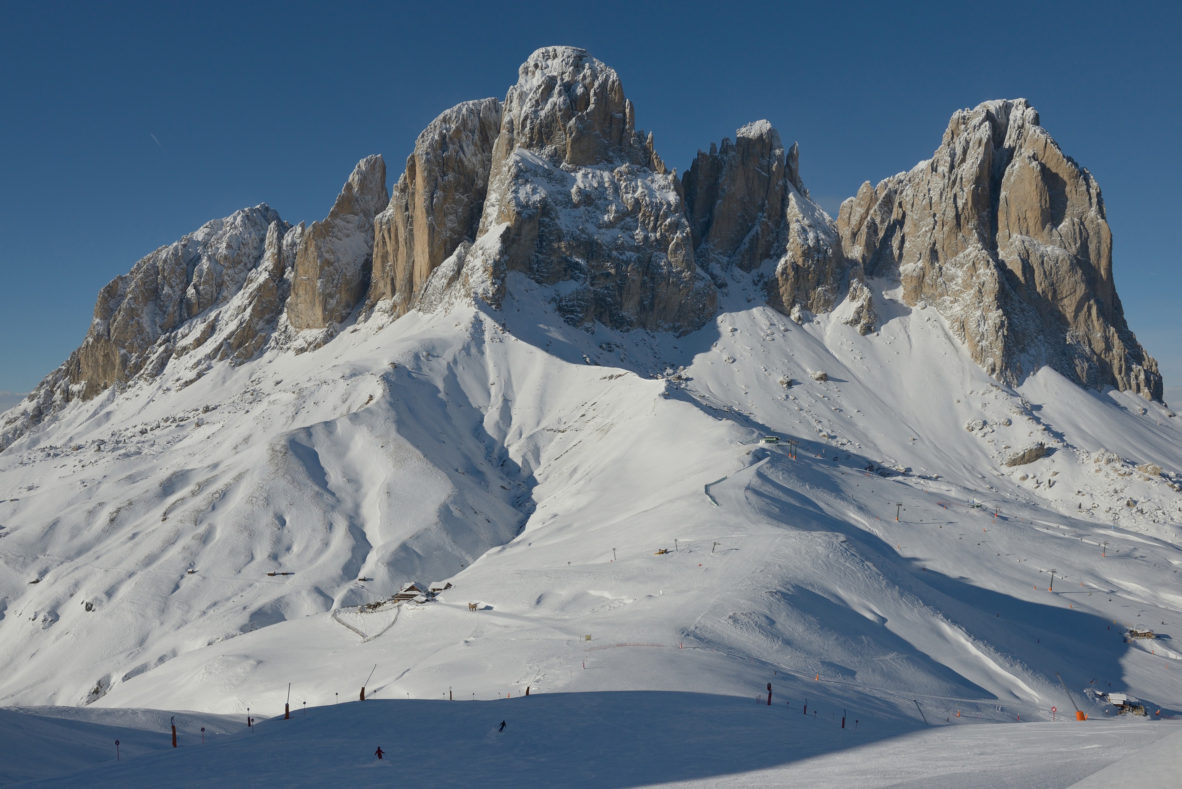 Langkofel Group from Sellajoch Fassa
