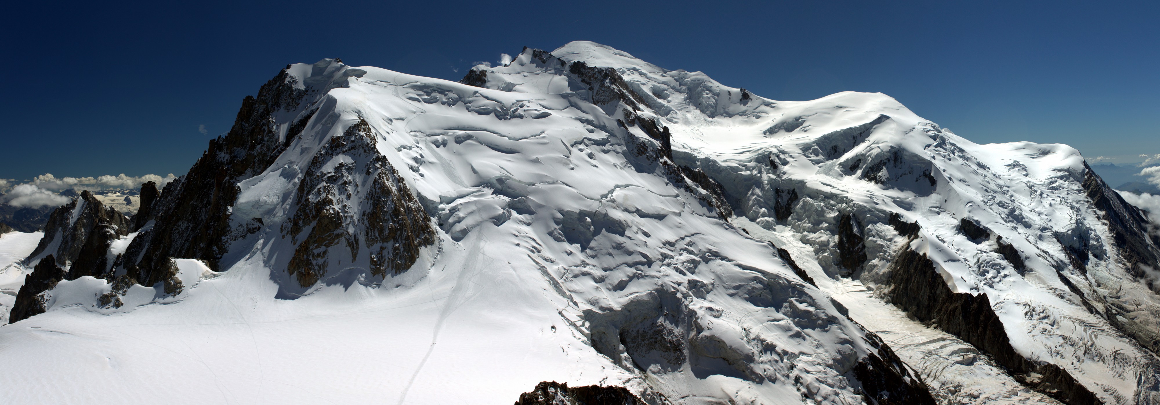 Mont Blanc depuis l'Aiguille du Midi