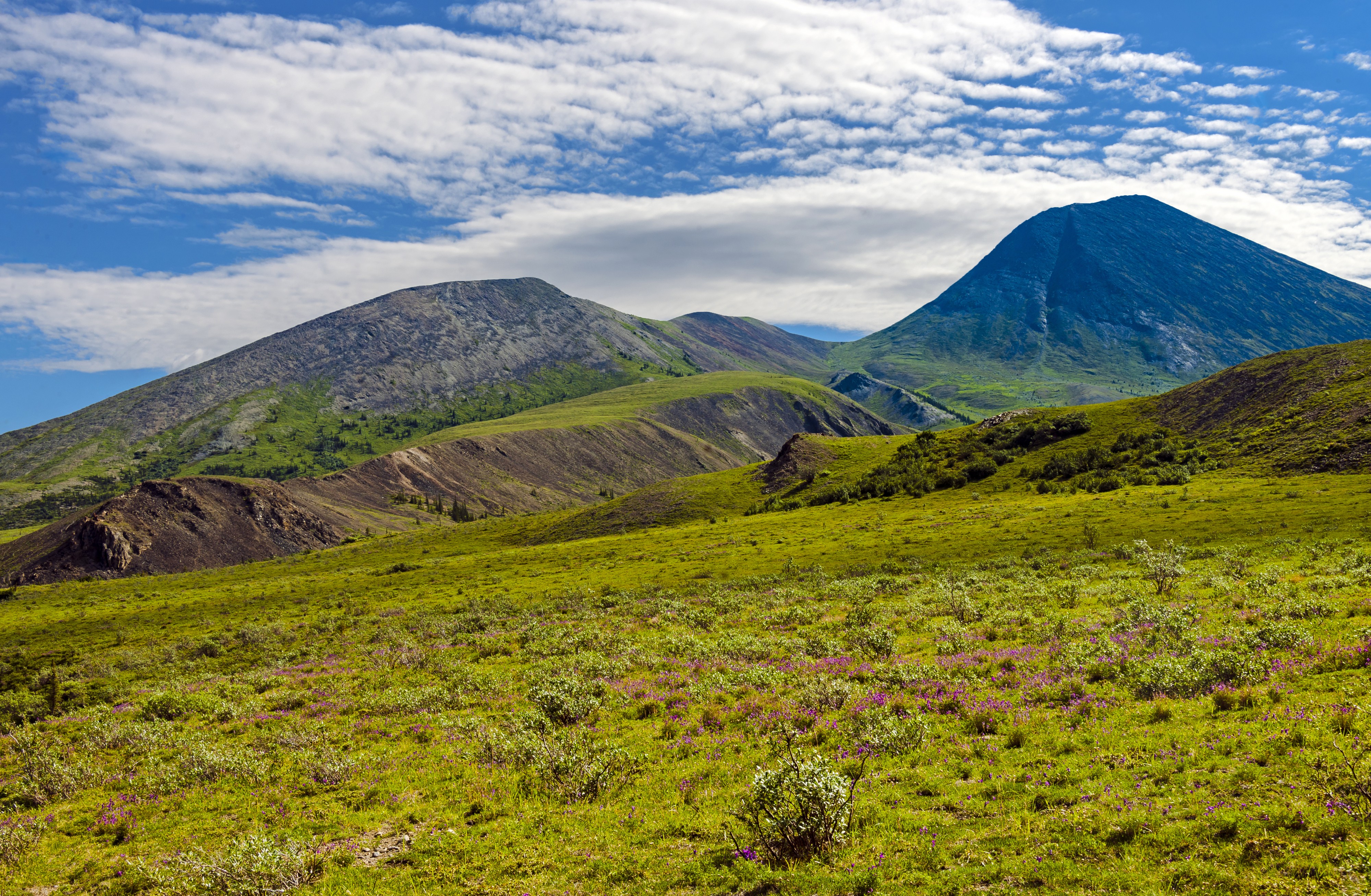 Mountains near Sluice Rapids, Ivvavik National Park, YT