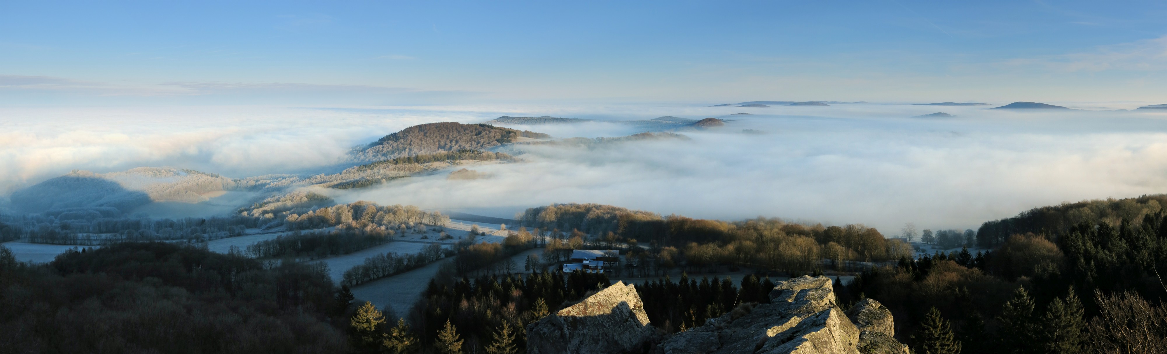 Nebelmeer nördlich der Milseburg
