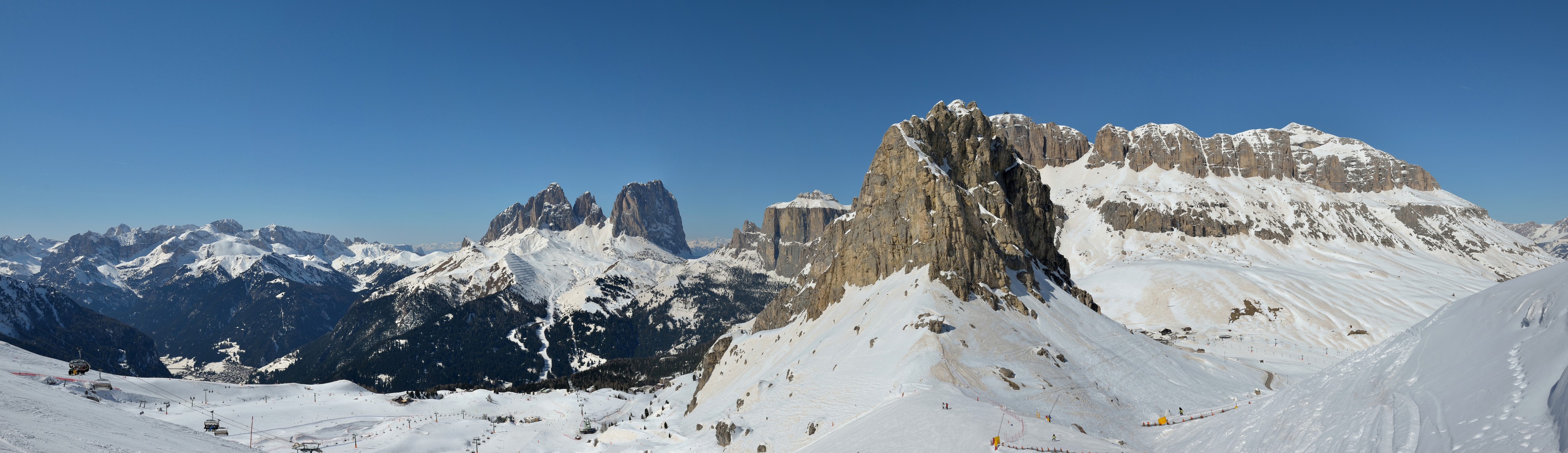 Panorama from Belvedere Dolomites